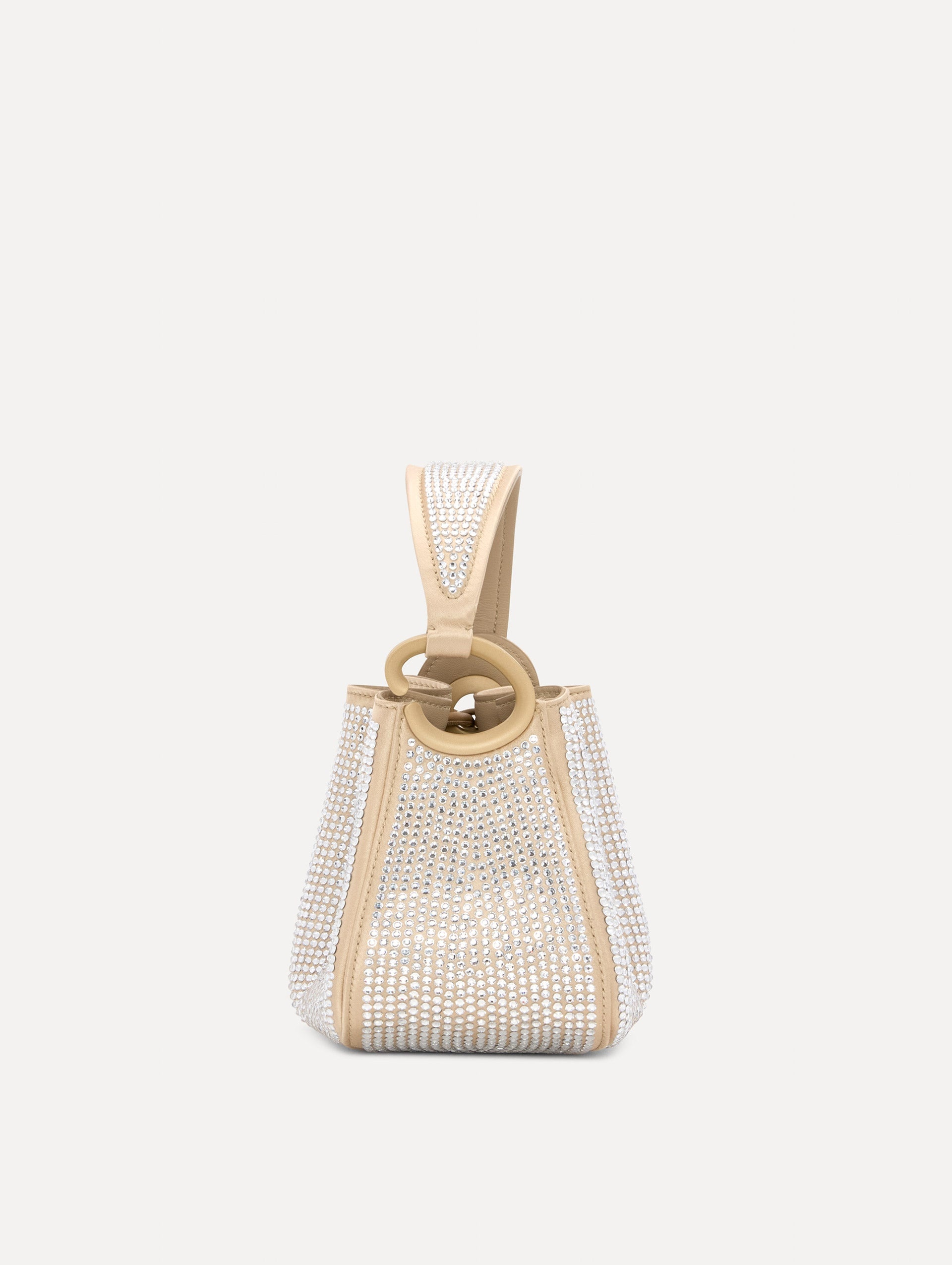 NANO CRYSTAL PAVÉ O HANDLE BAG - 3