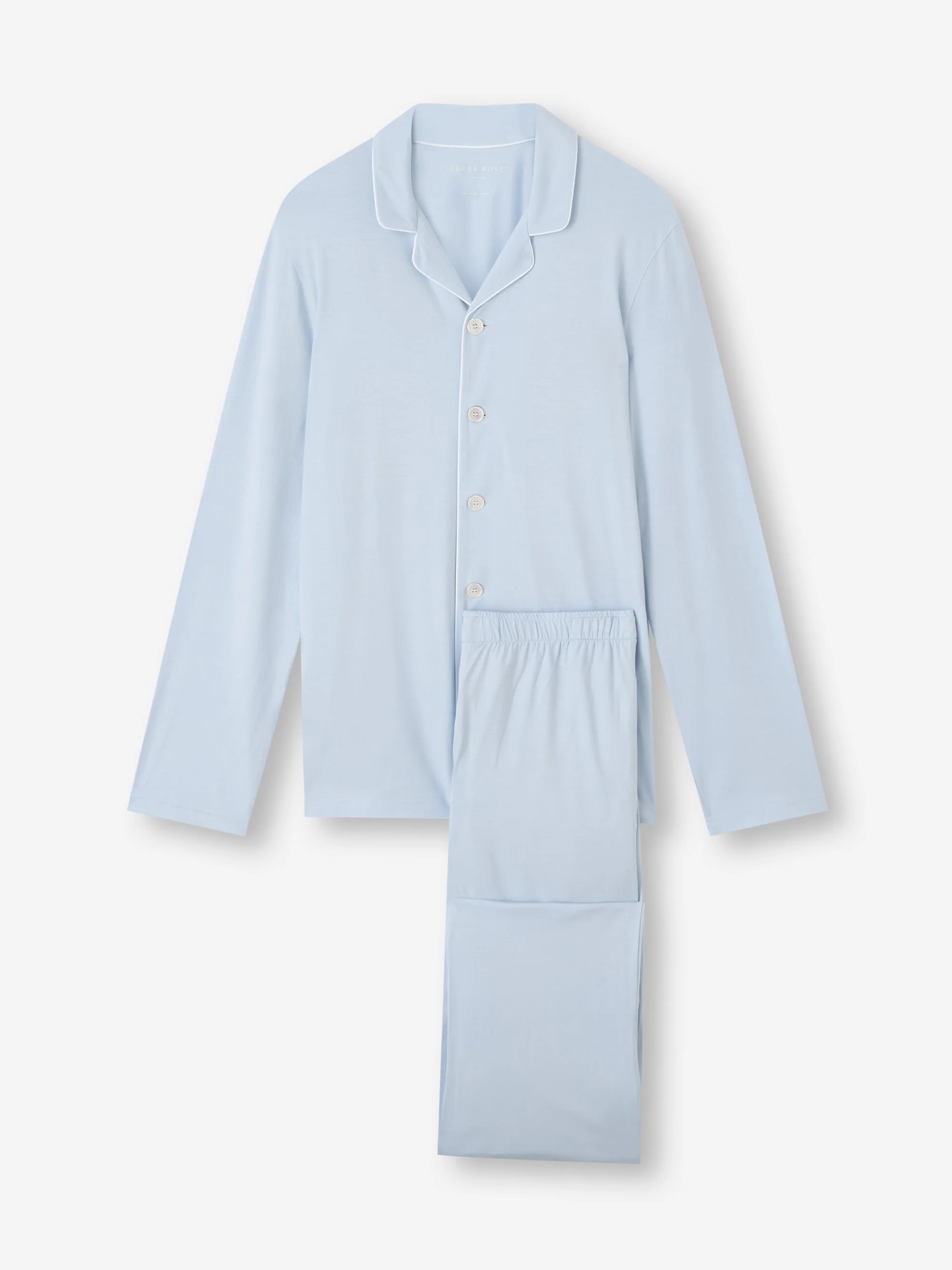 Basel Micro Modal Pajamas Light Blue - 1