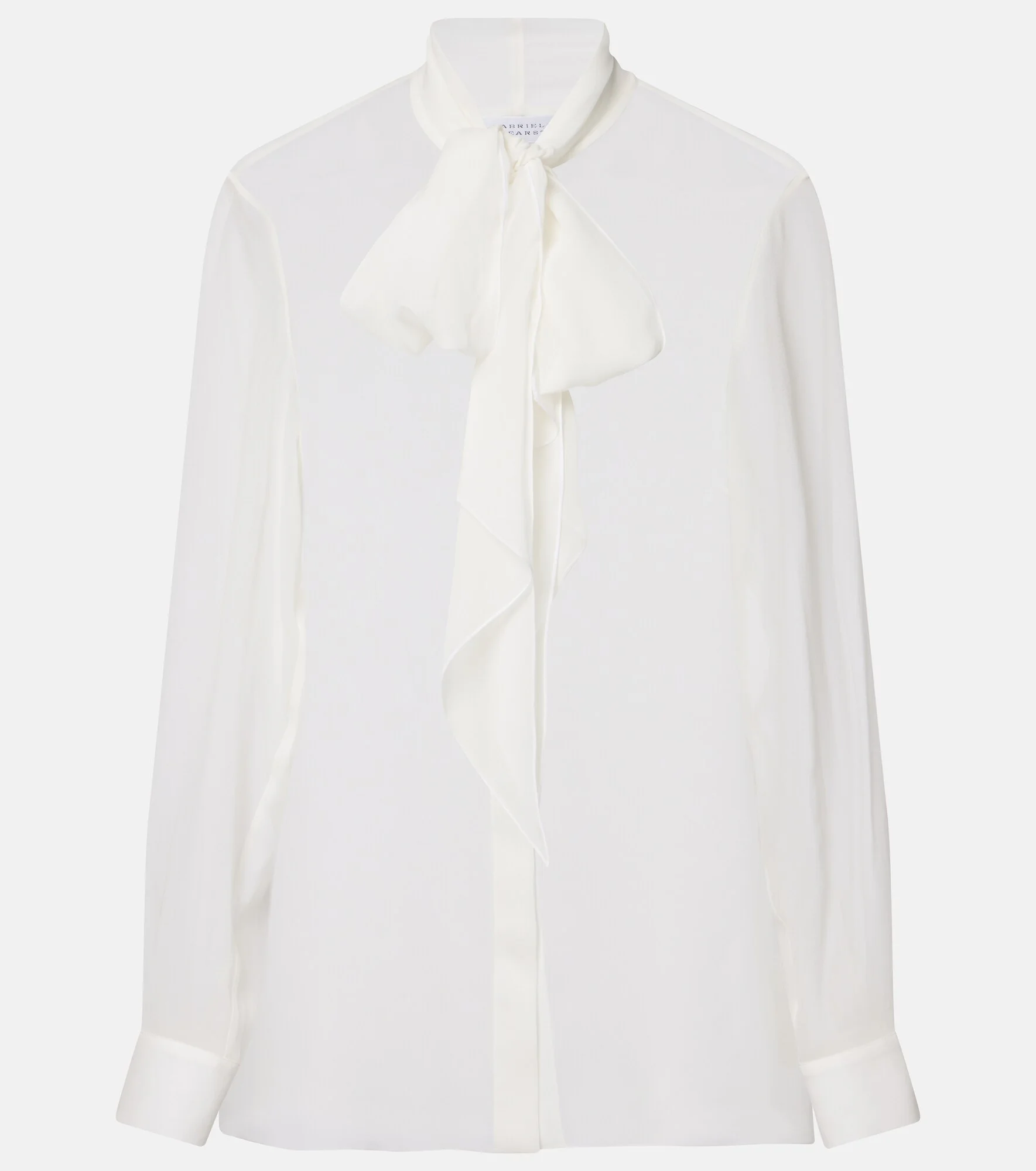 Shildon tie-neck silk blouse - 1