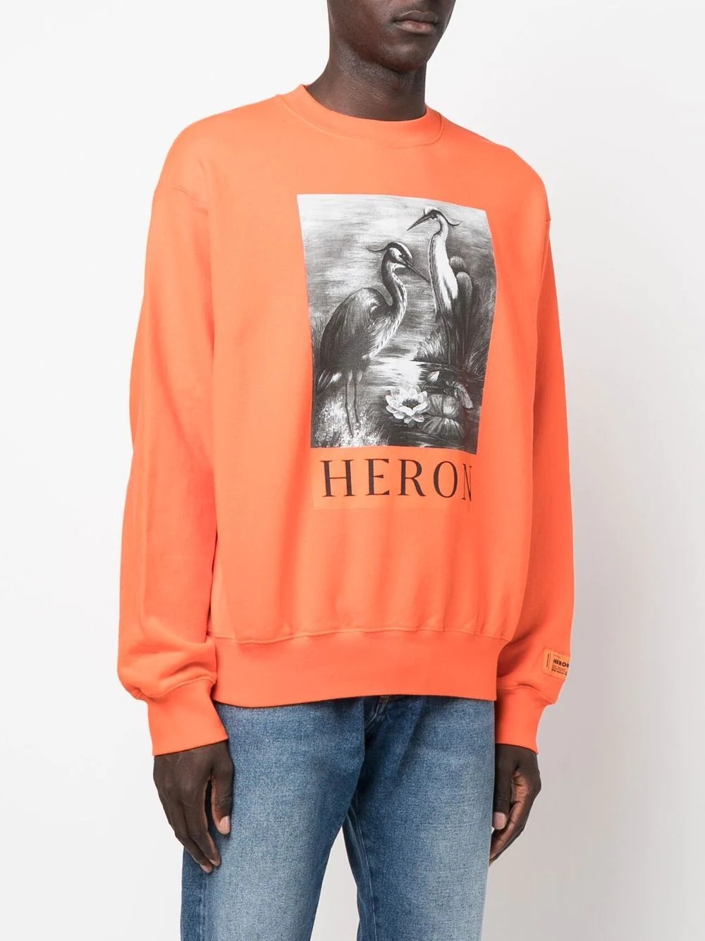 logo-print long-sleeved jumper - 3
