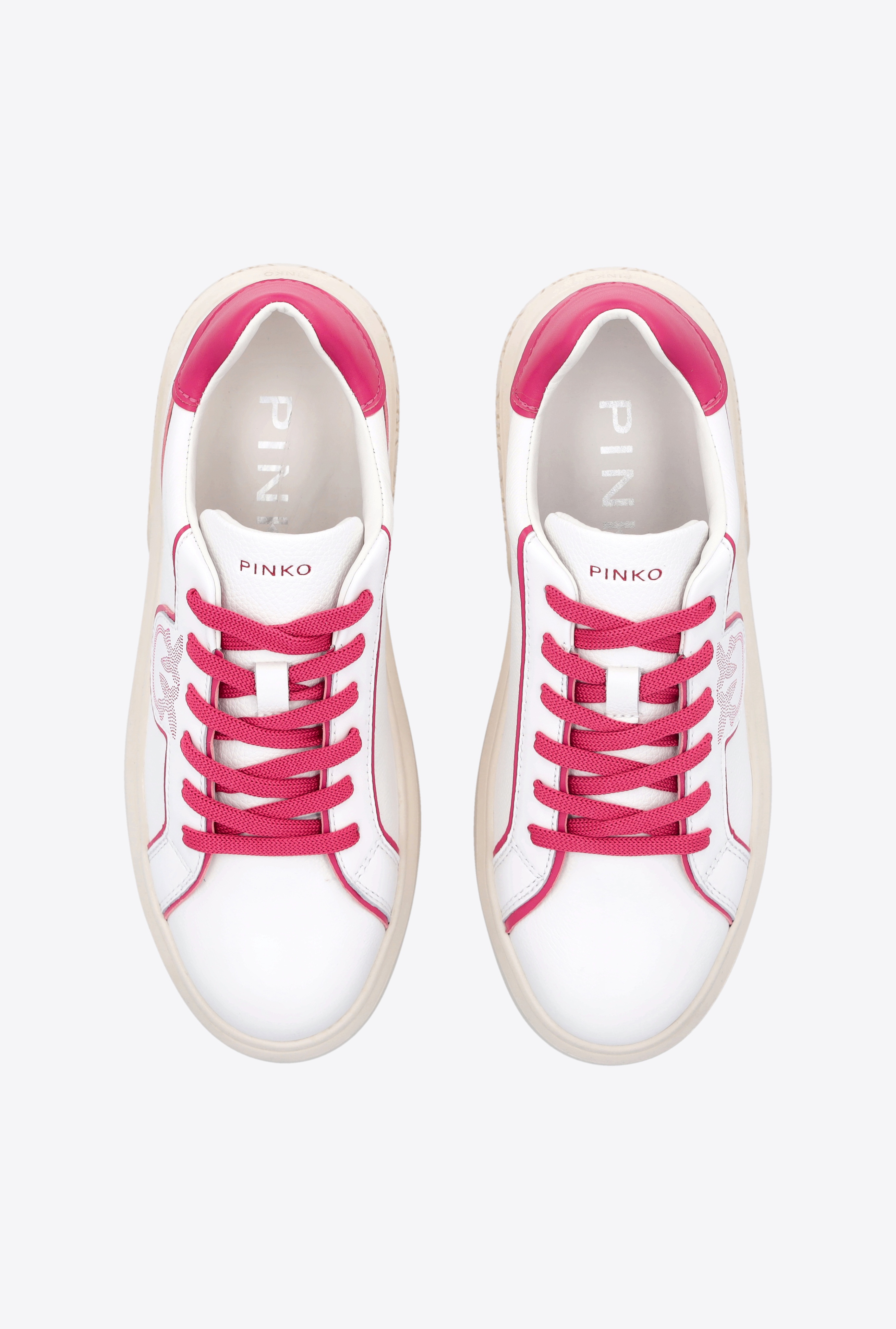 LEATHER SNEAKERS WITH CONTRASTING DETAILS - 8