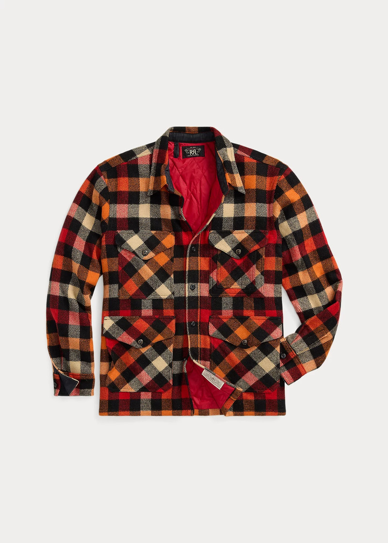 Checked Wool Overshirt 1