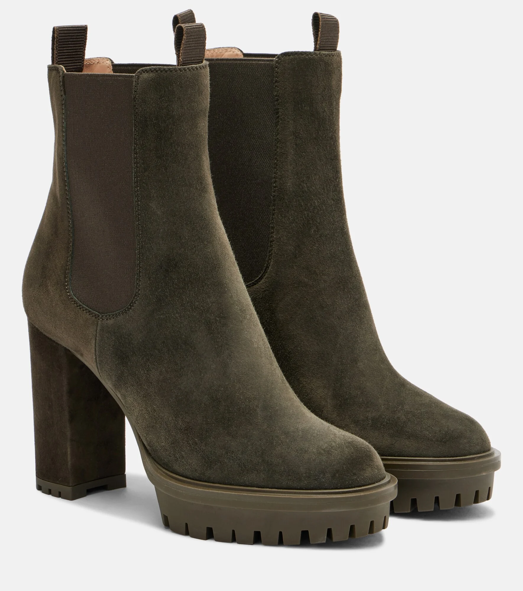 Barry suede platform ankle boots - 1