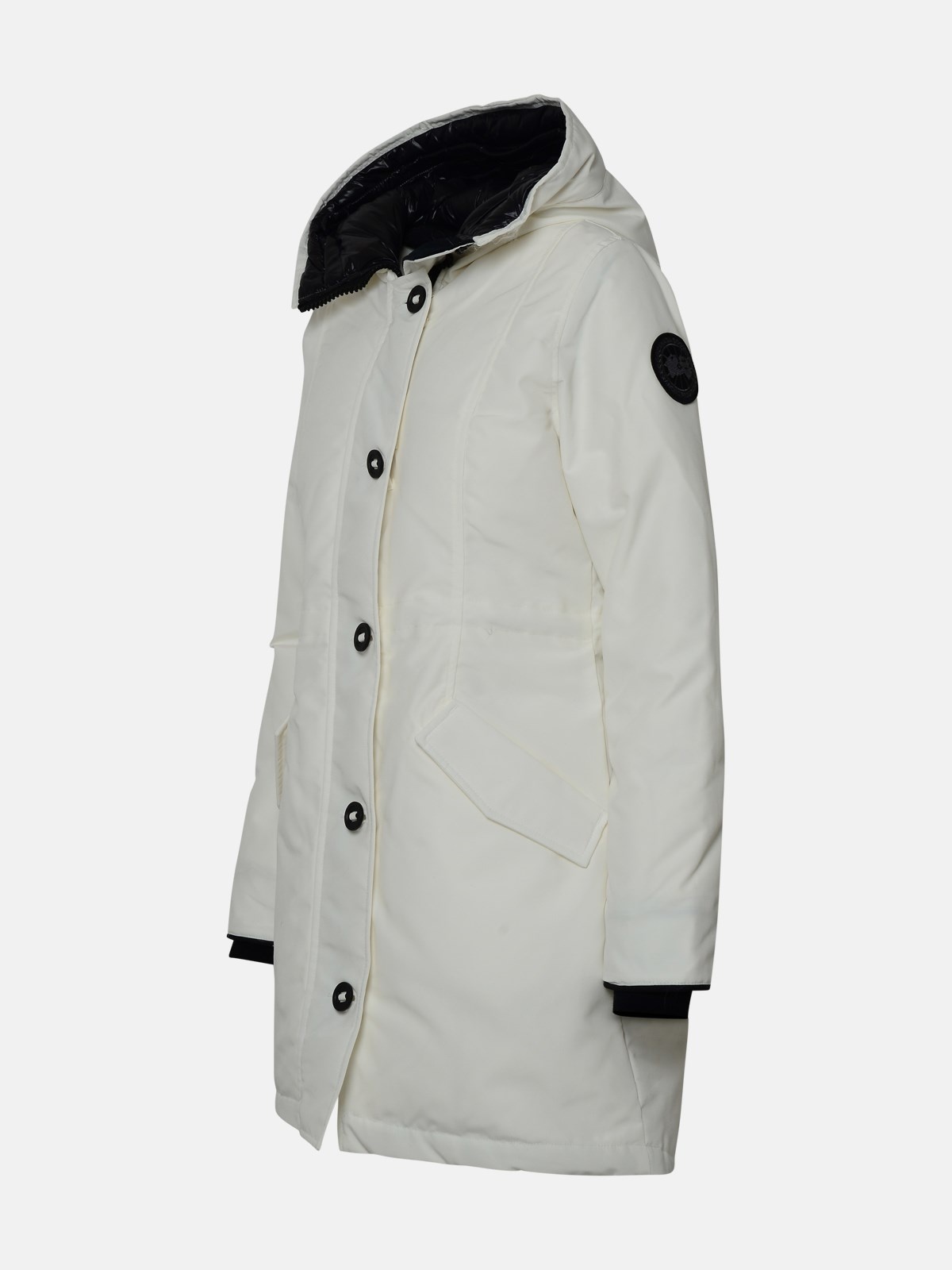 'ROSSCLAIR' WHITE NYLON PARKA - 2