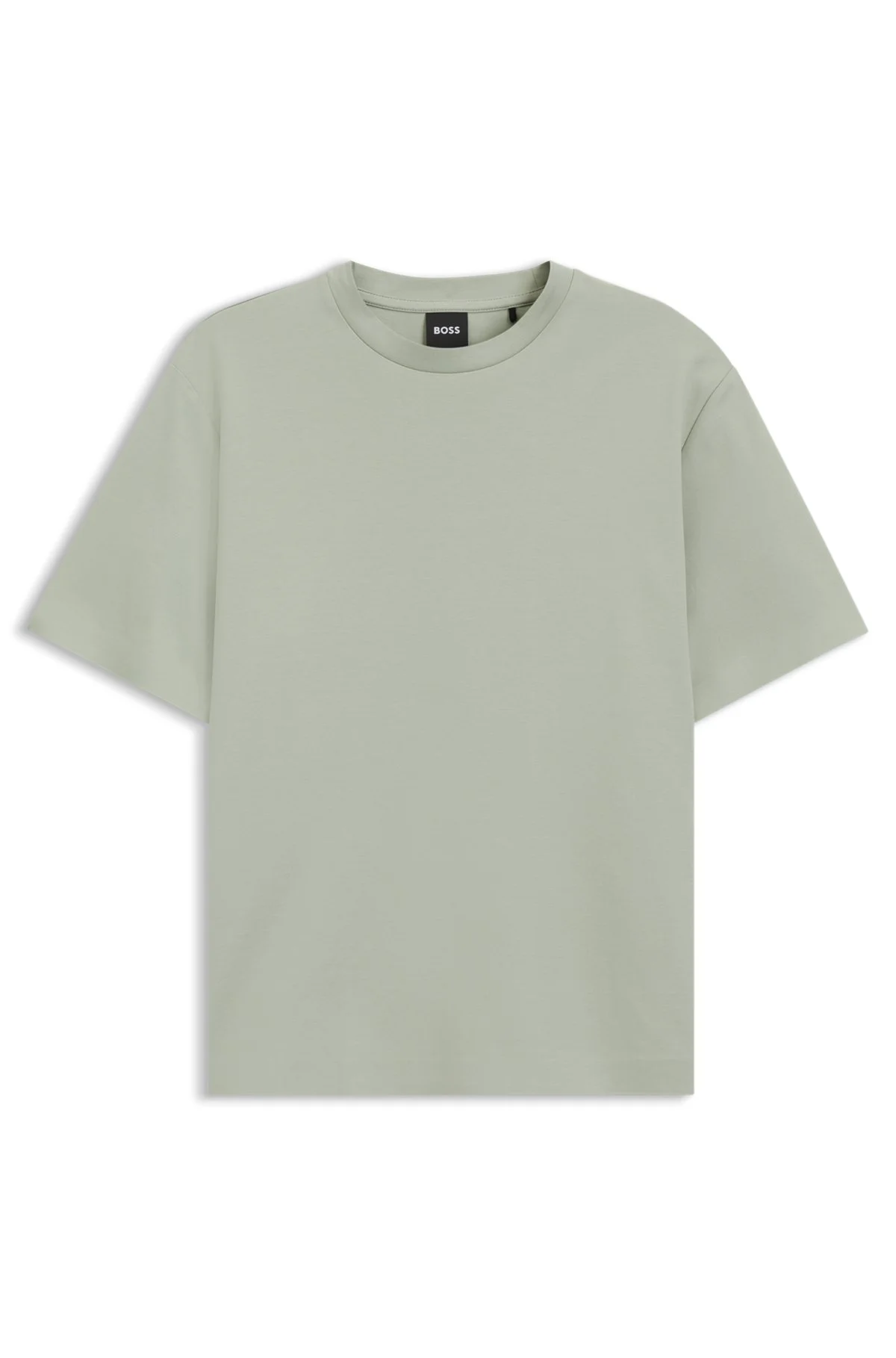 RELAXED-FIT T-SHIRT IN MERCERIZED COTTON - 1