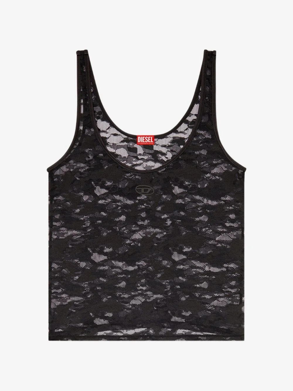 camouflage-lace top - 1