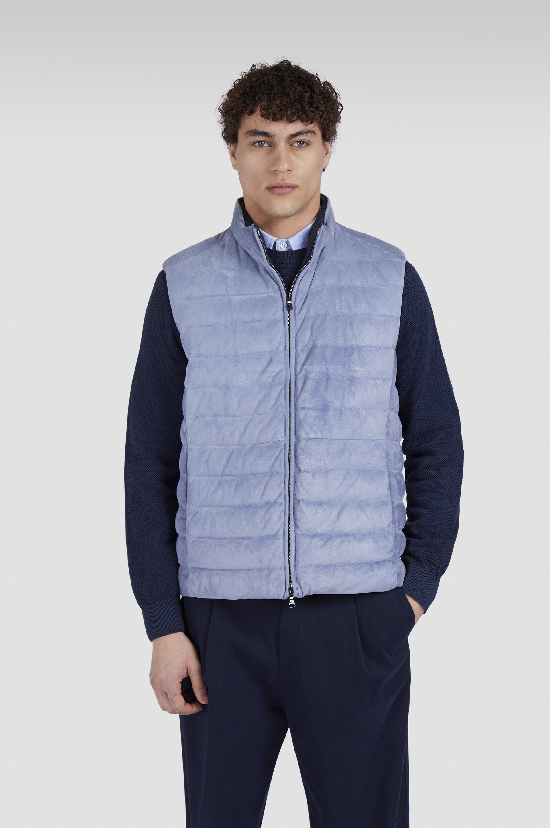 AQUALEATHER SUEDE VEST - 8