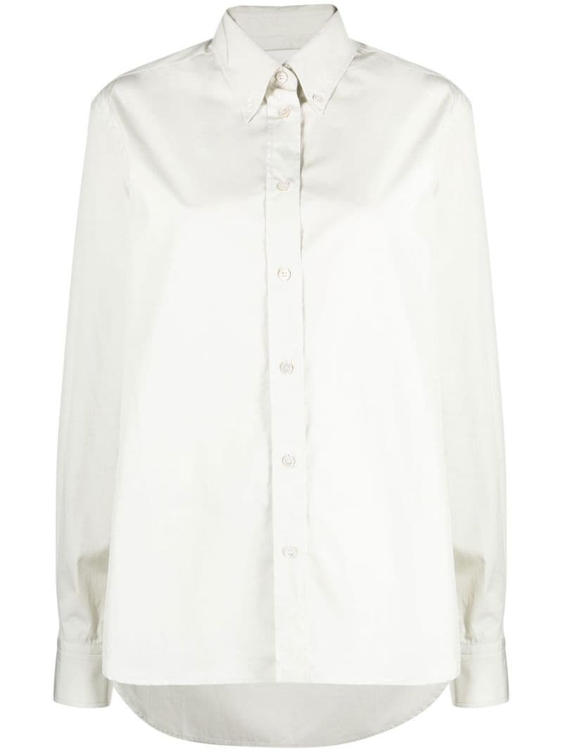 Bissett long-sleeve cotton shirt - 1