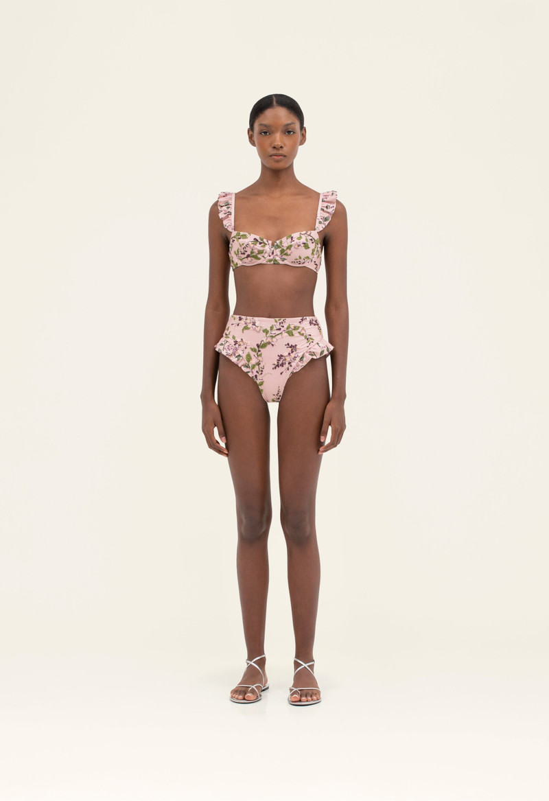 Agua by Agua Bendita Kiwi Wisteria Bikini Top outlook