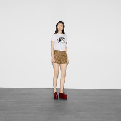 GUCCI Cotton jersey T-shirt with print outlook