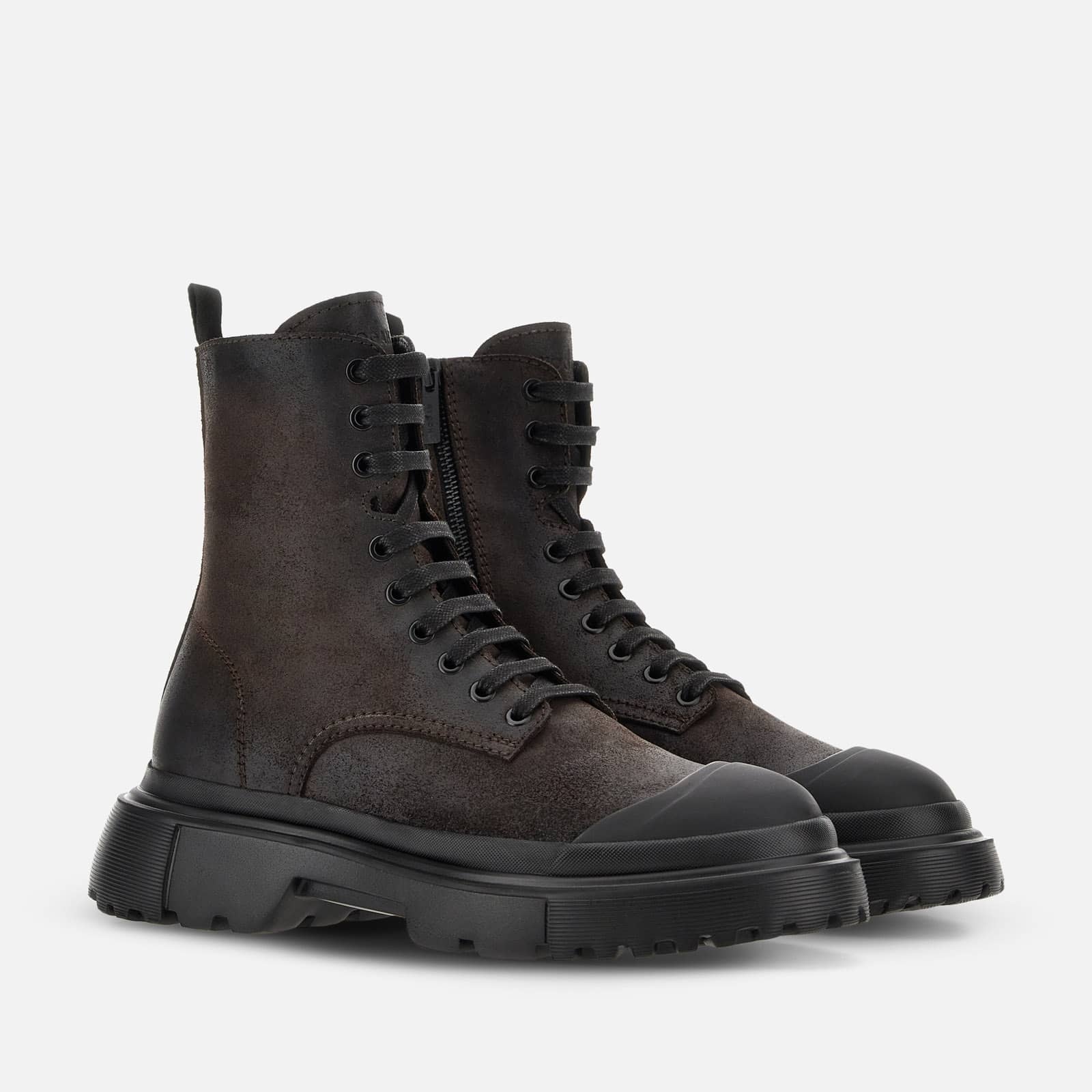 Combat Boots Hogan H619 Brown - 2