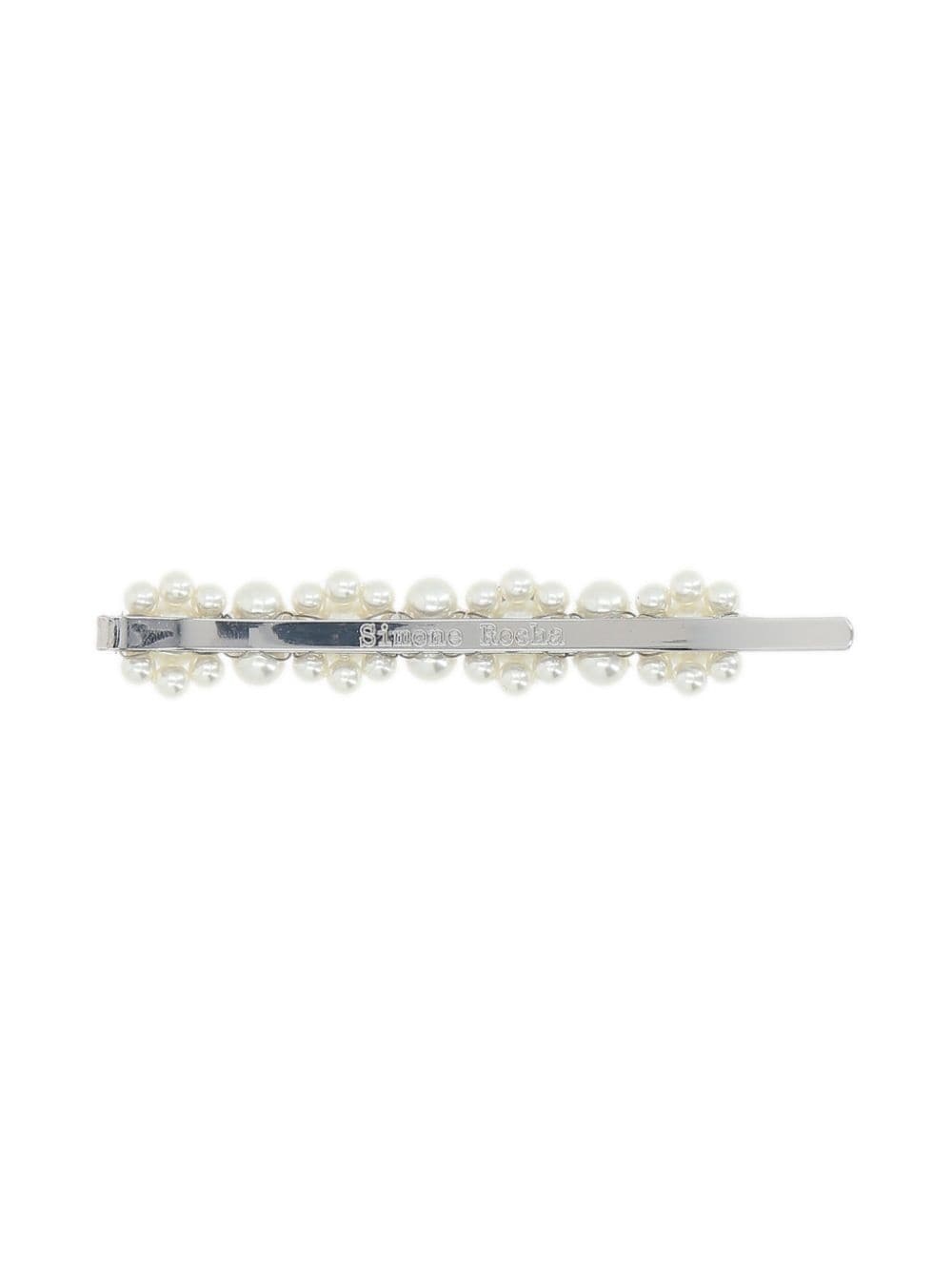 faux-pearl embellished hair clip - 2