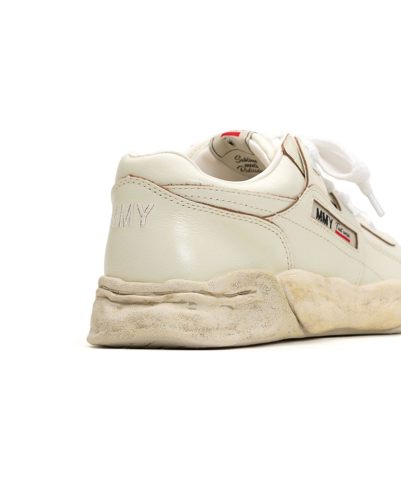 "PARKER" OG Sole Wrinkled Leather Low-top Sneaker 10