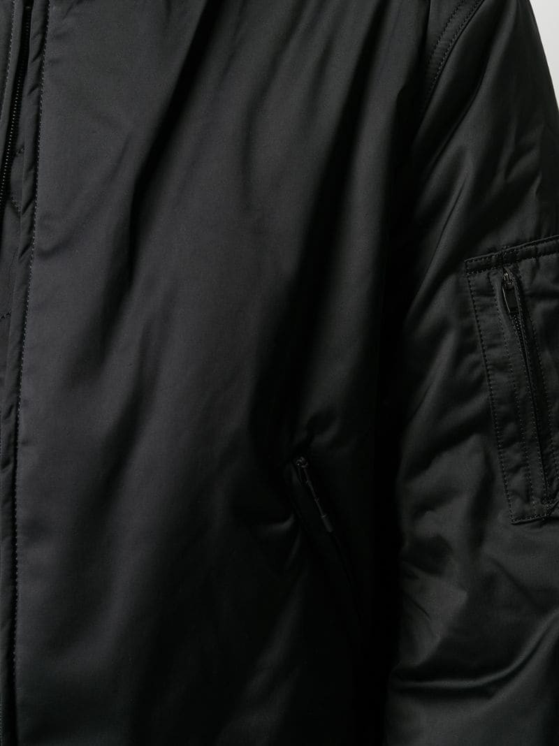 padded logo bomber jacket 5