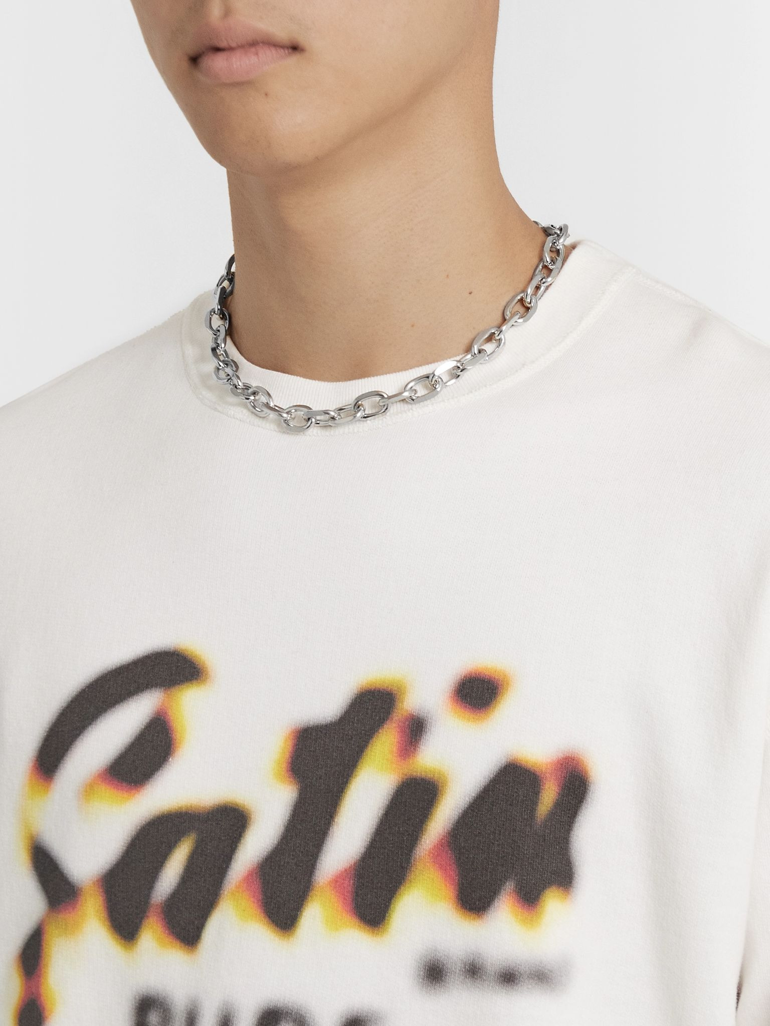 Ladon Metal Wallet Chain Silver - 2