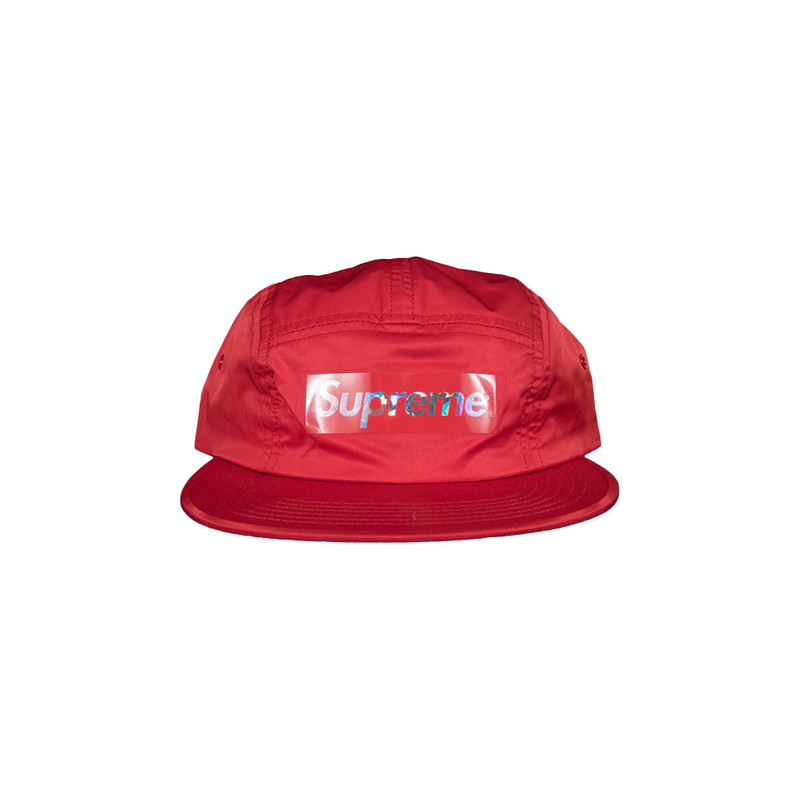 Supreme Holographic Camp Cap 'Red' - 1