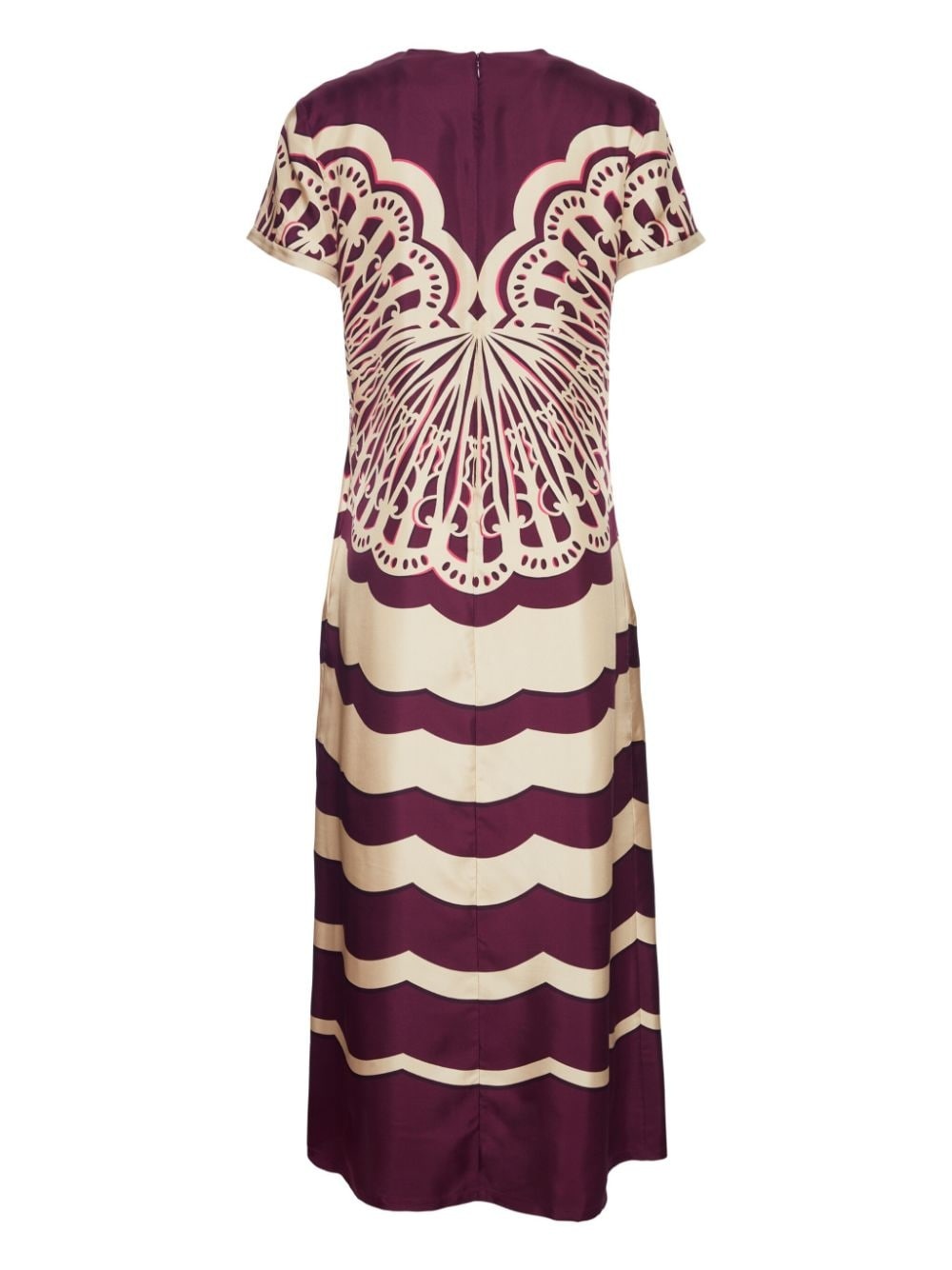 Swing silk maxi dress - 5