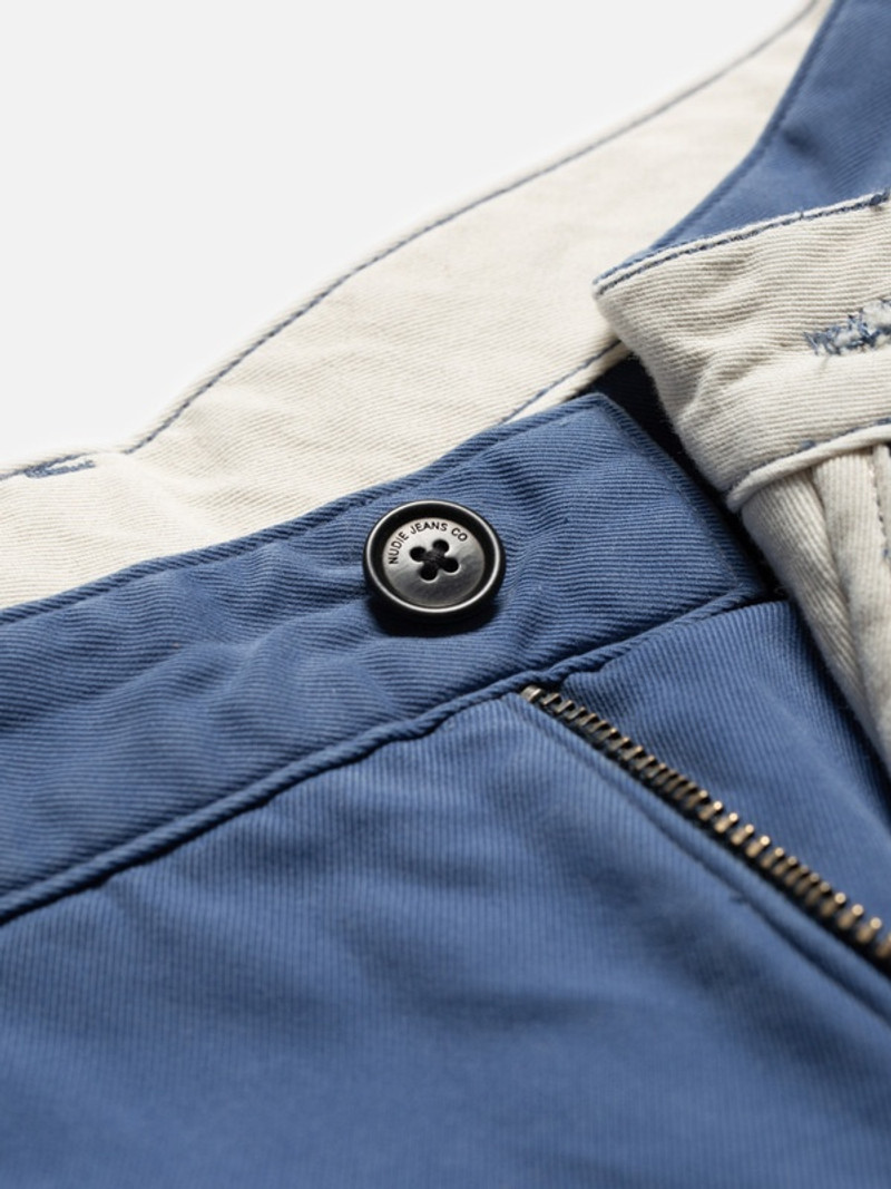 Nudie Jeans Wendy Worker Pants French Blue Blue outlook