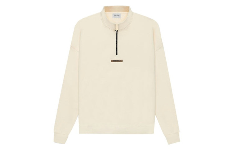 Fear of God Essentials SS21 Mockneck Half Zip Buttercream FOG-SS21-576 - 1