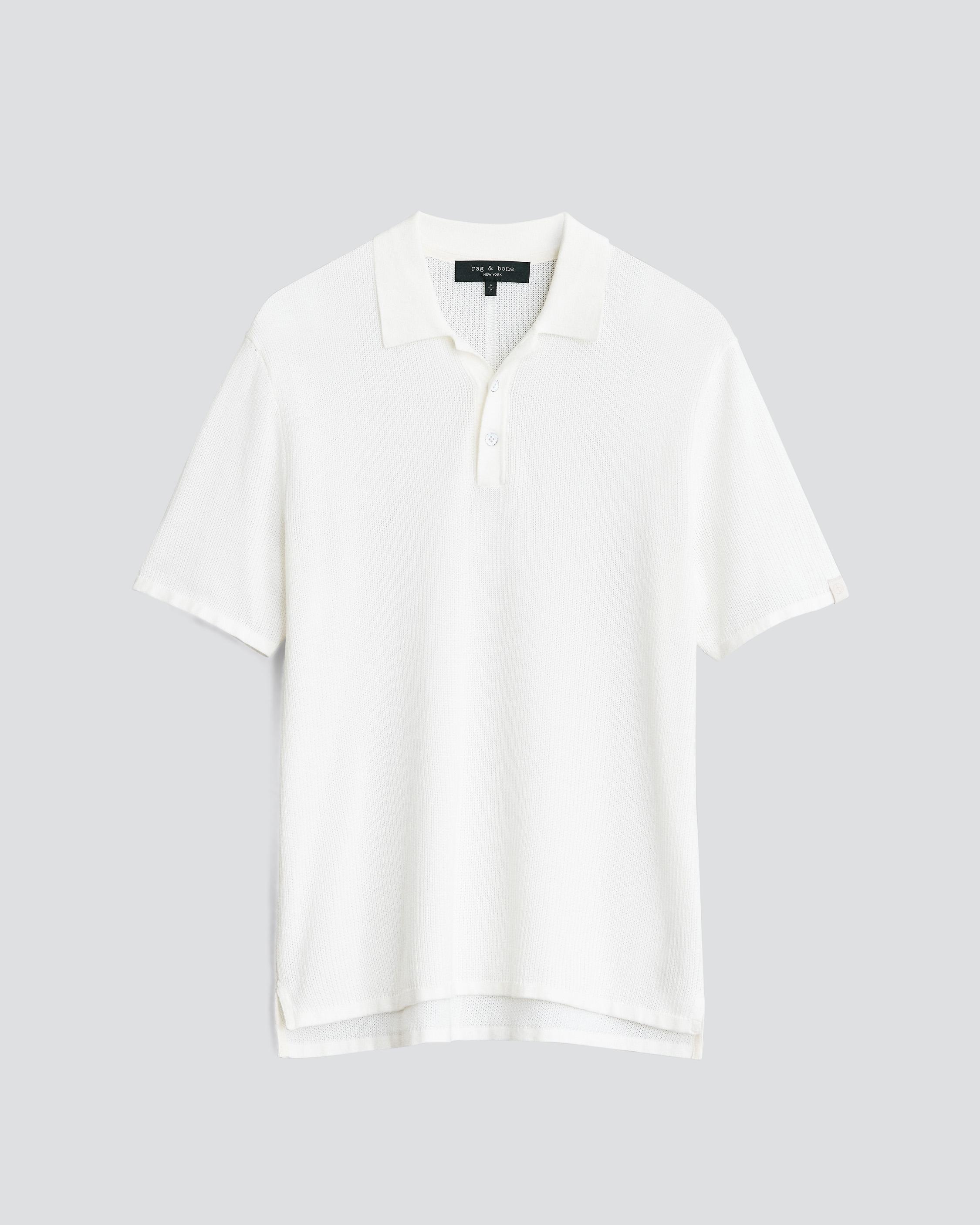 Buy the Harvey Cotton Knit Polo