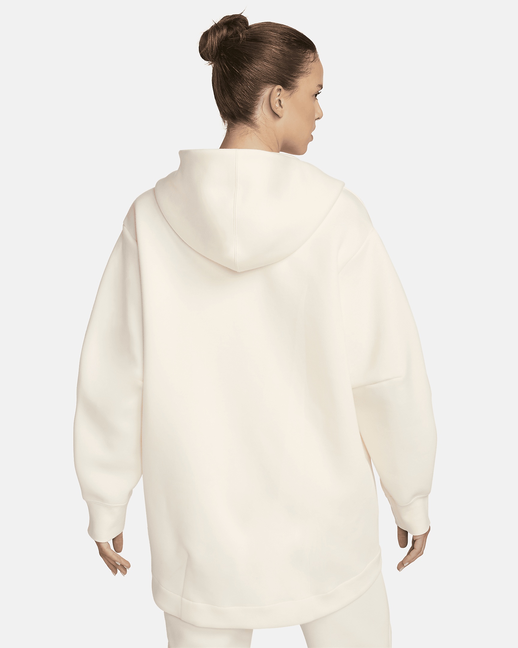 Women's Nike Sportswear Tech Fleece Oversized Full-Zip Hoodie Cape - 2