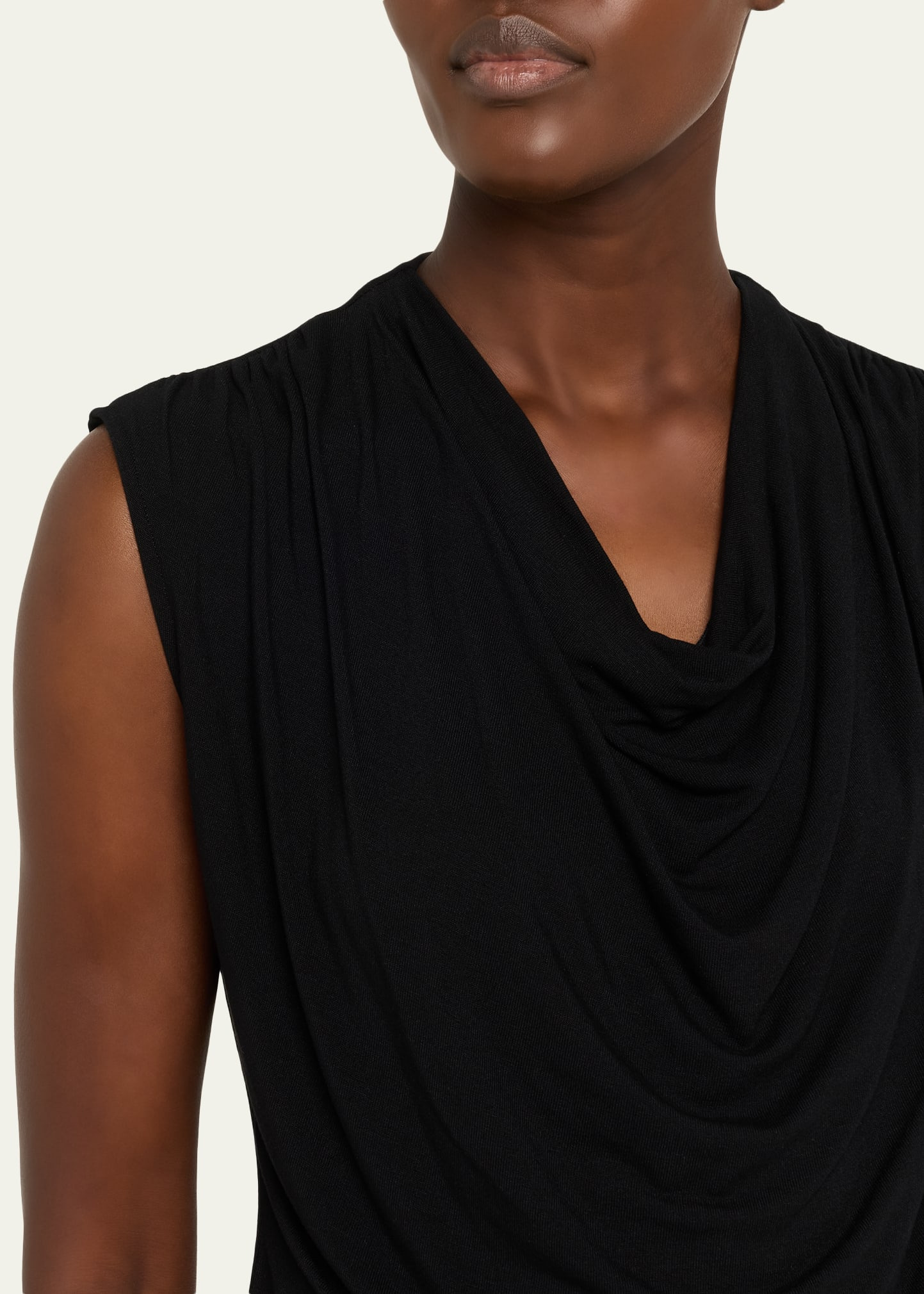 Draped Cowl-Neck Top - 5