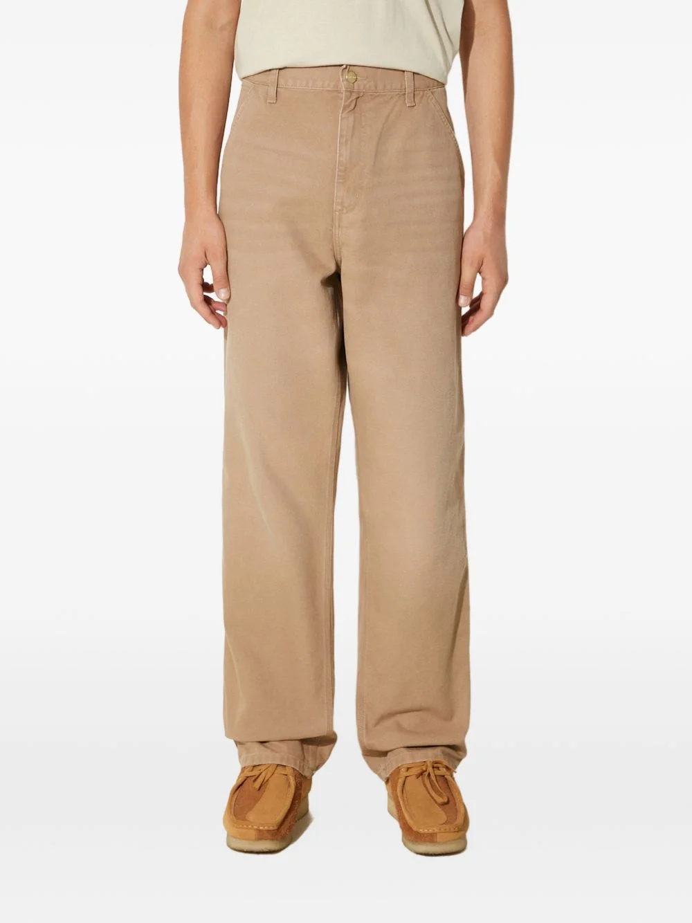logo-patch trousers - 1