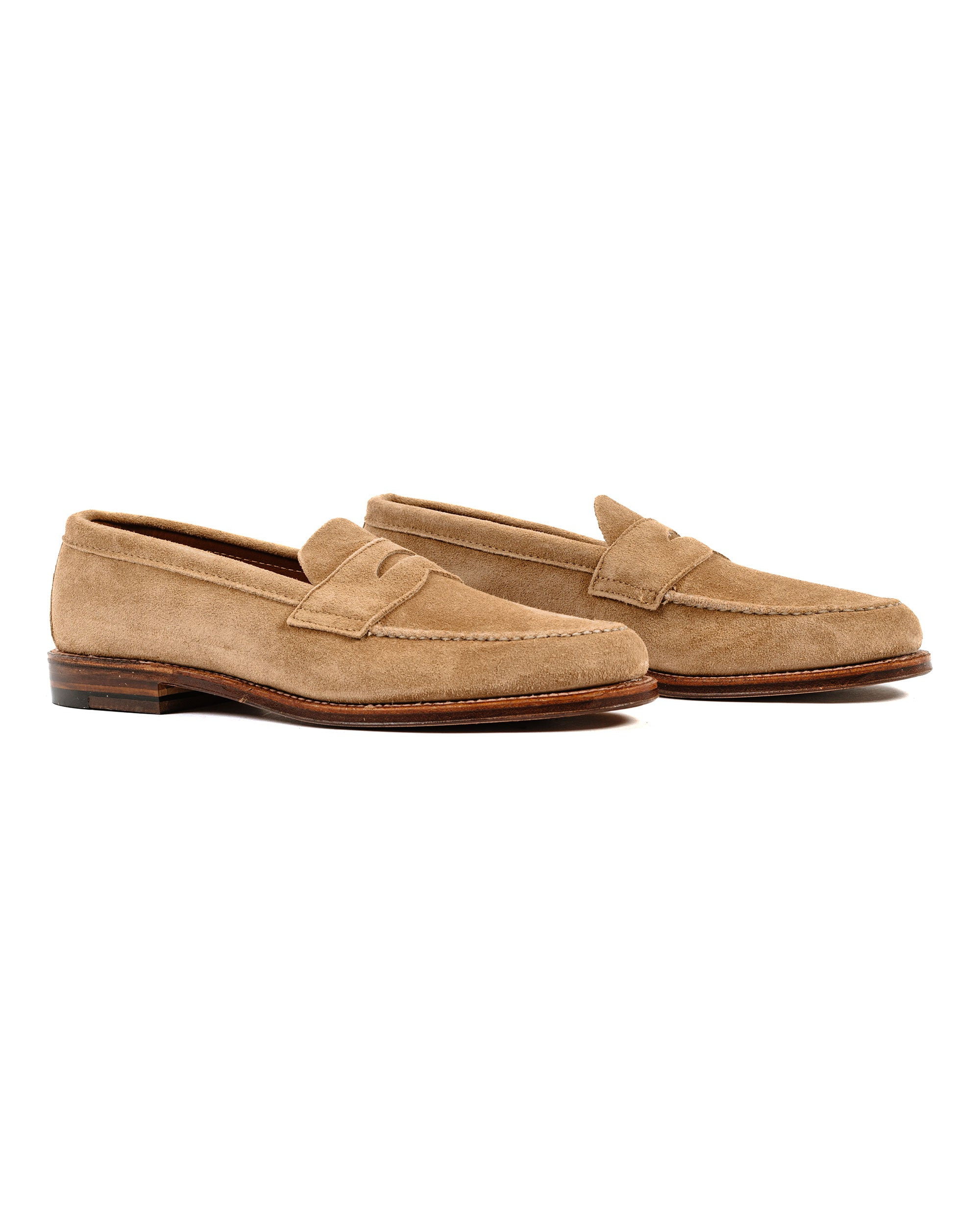 Unlined Leisure Handsewn Tan Suede 6244F - 3