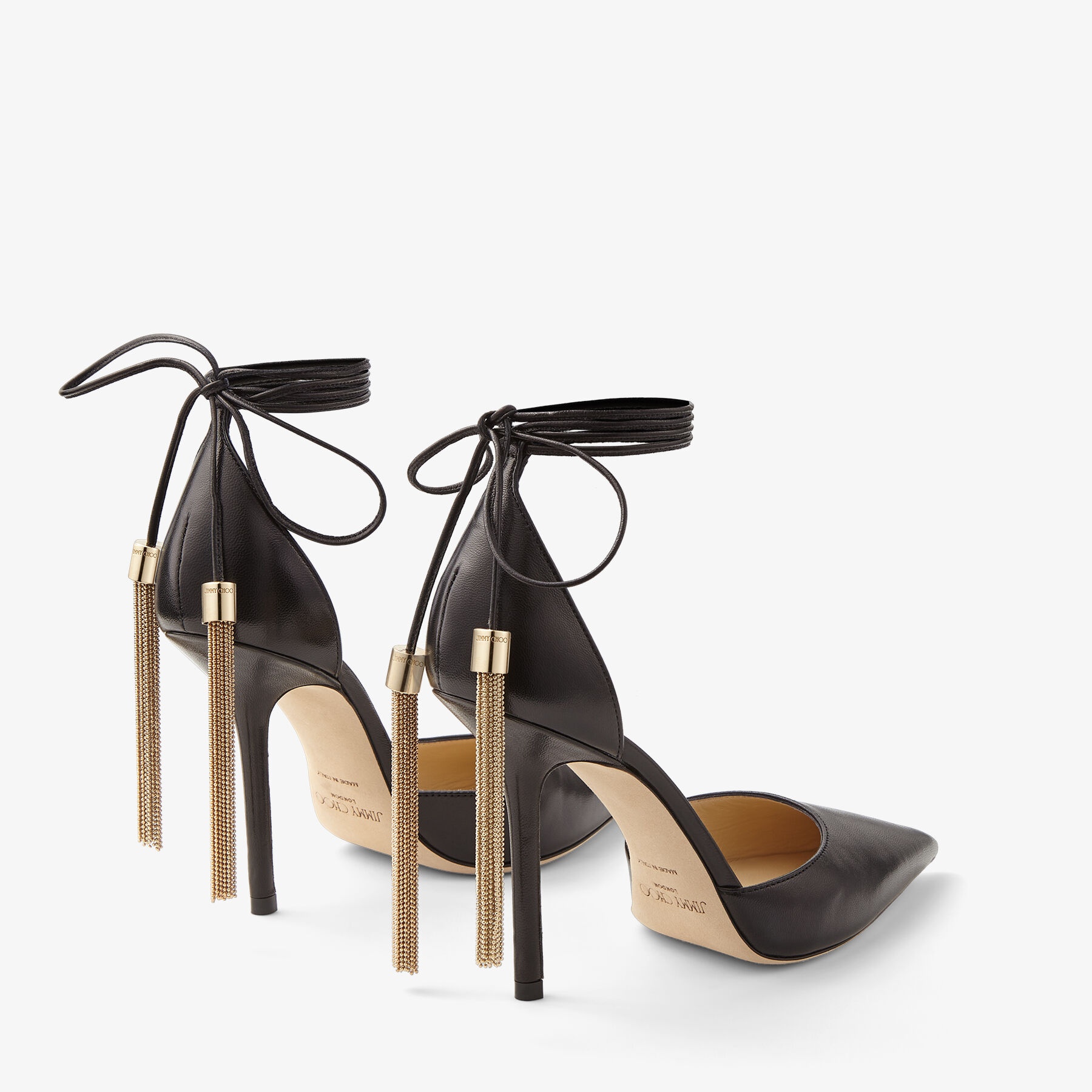 Eris 100
Black Nappa Leather Pointed Pump - 6