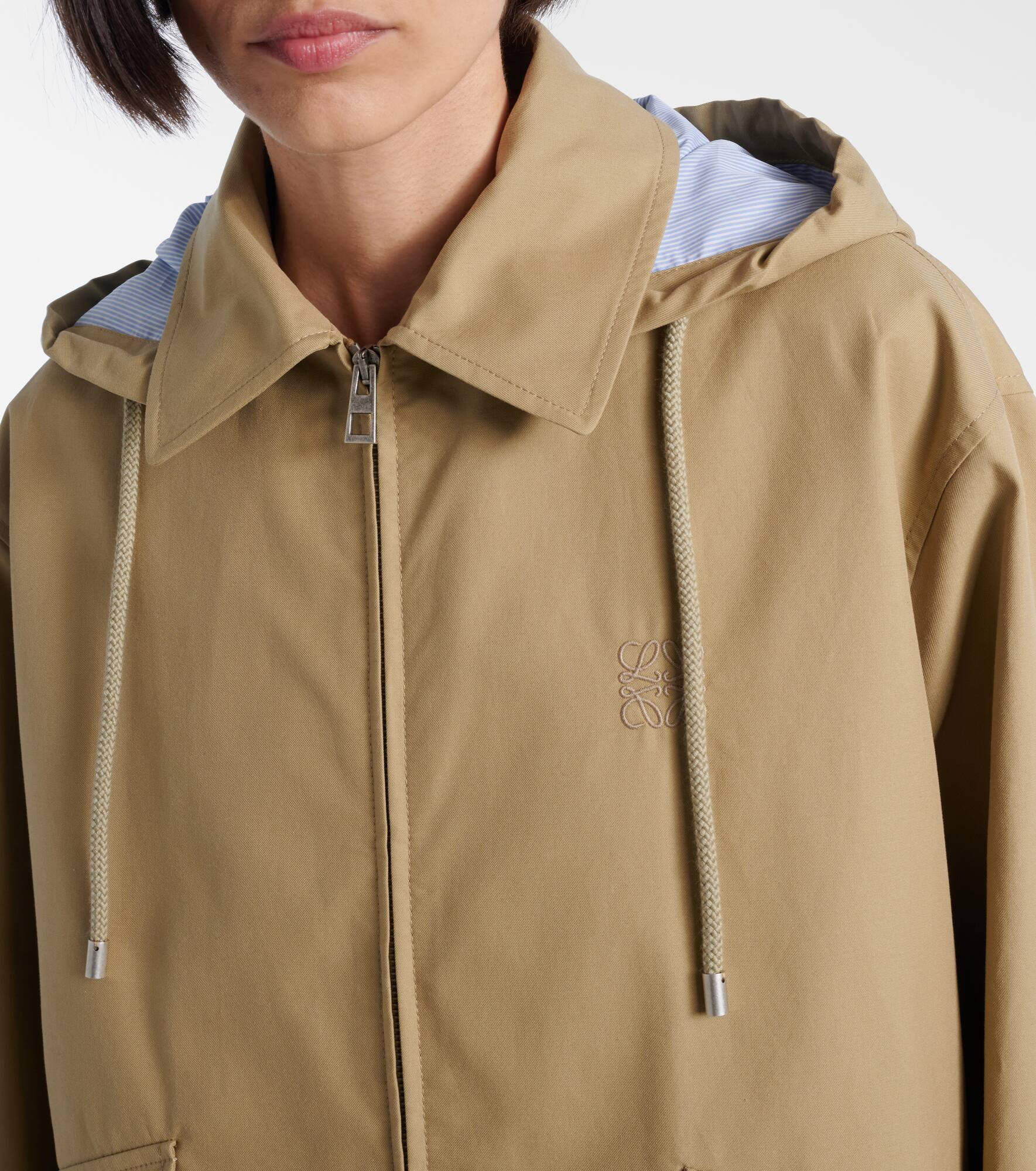 Anagram cotton gabardine jacket - 4