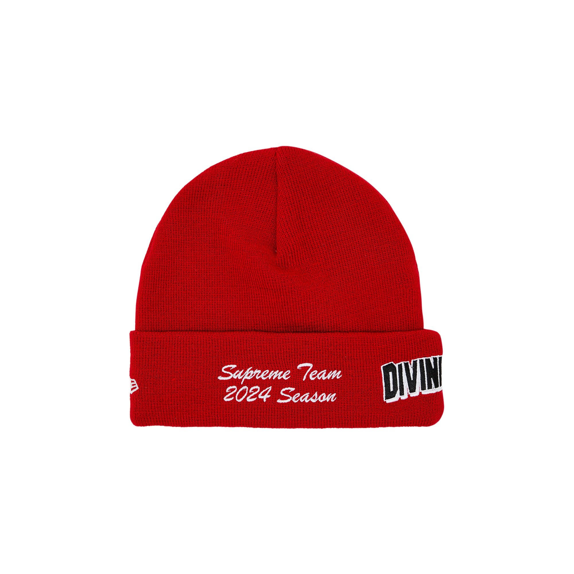 Supreme x New Era Salvation Beanie 'Red' - 2