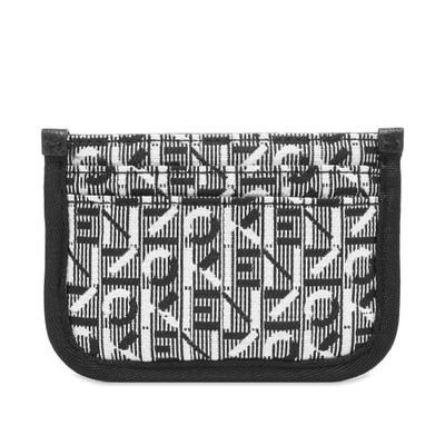 KENZO Kenzo Monogrammed Repeat Print Zip Card Holder outlook