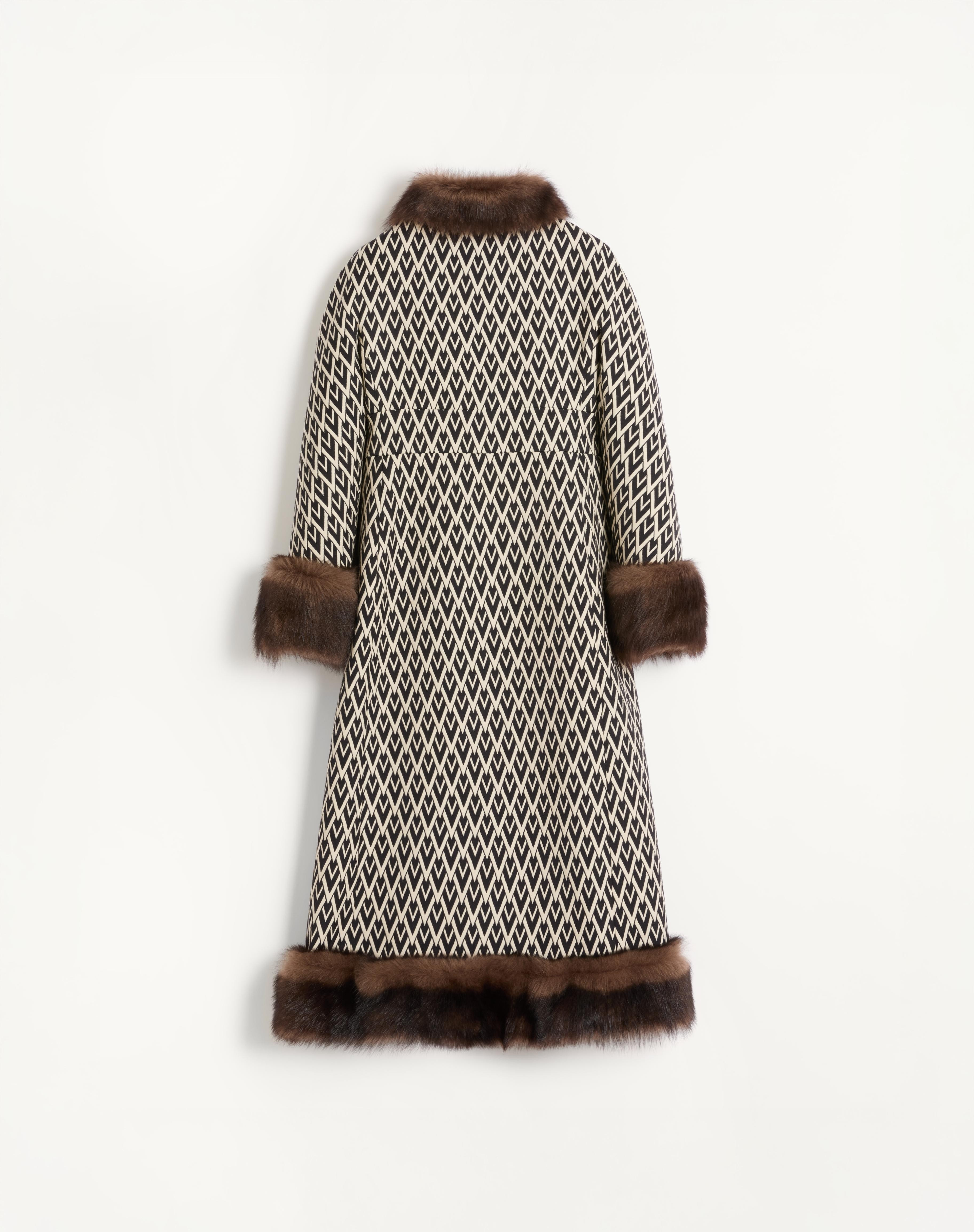 TOUTE LA V JACQUARD COAT - 2