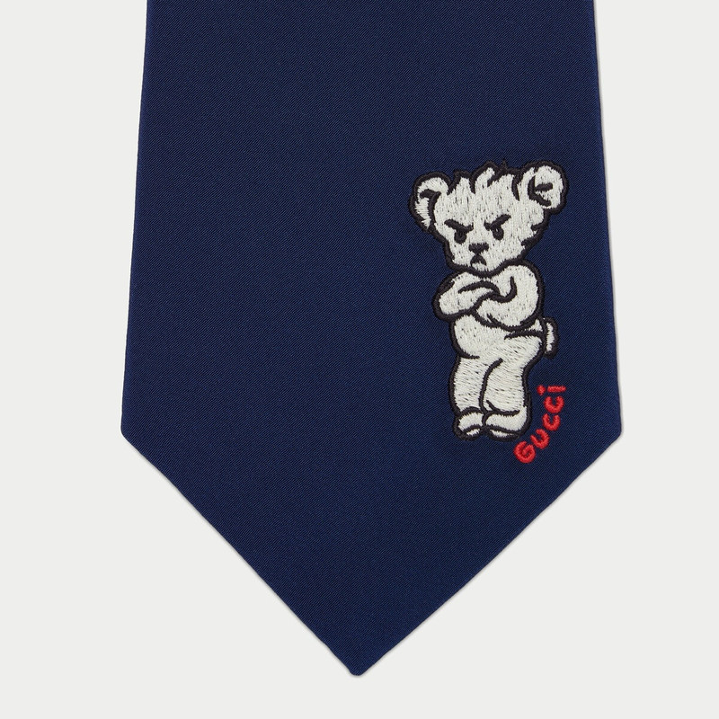 Gucci HA HA HA silk tie 4
