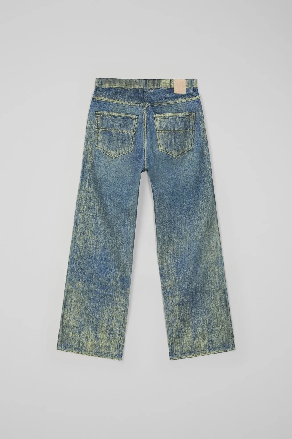 CAMPERLAB Sand Blue Paint Print Denim Jeans - AU00022-002 | REVERSIBLE