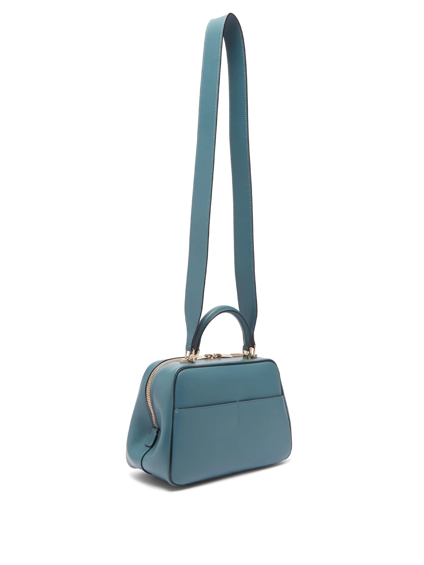 Serie S medium smooth-leather shoulder bag - 4