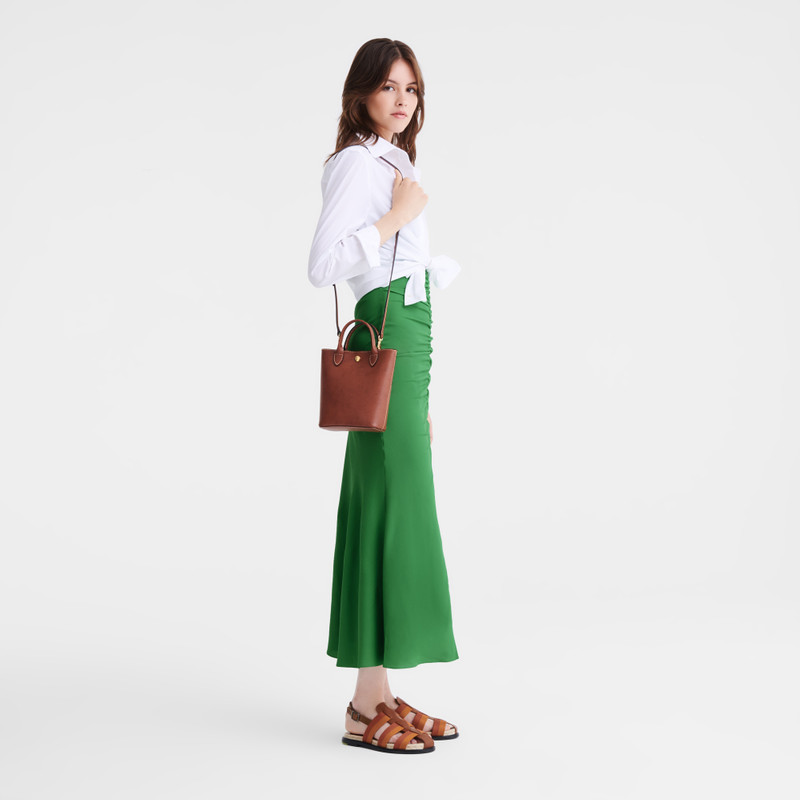 Longchamp Épure XS Tote bag Brown - Leather outlook