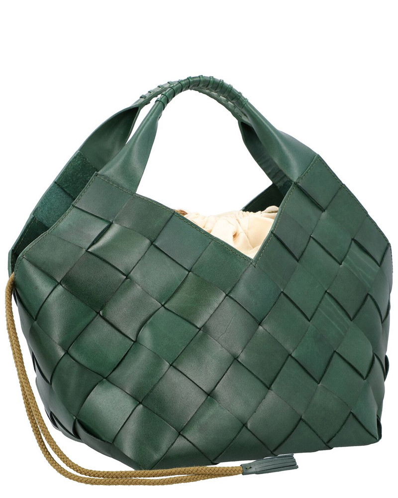 DRAGON DIFFUSION Dragon Diffusion Botteghe Leather Shoulder Bag outlook