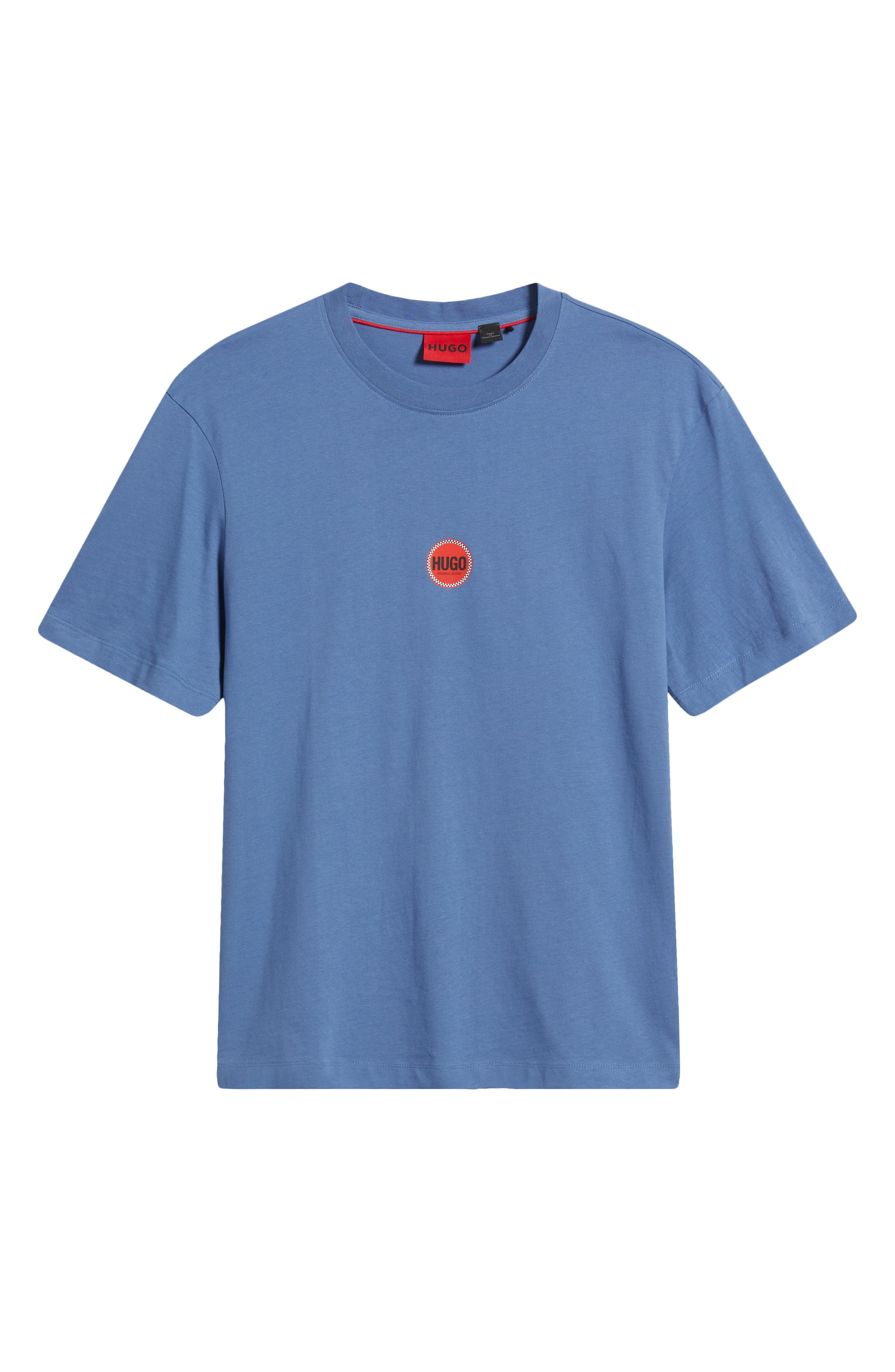HUGO Derdcho Graphic T-Shirt in Open Blue at Nordstrom - 5