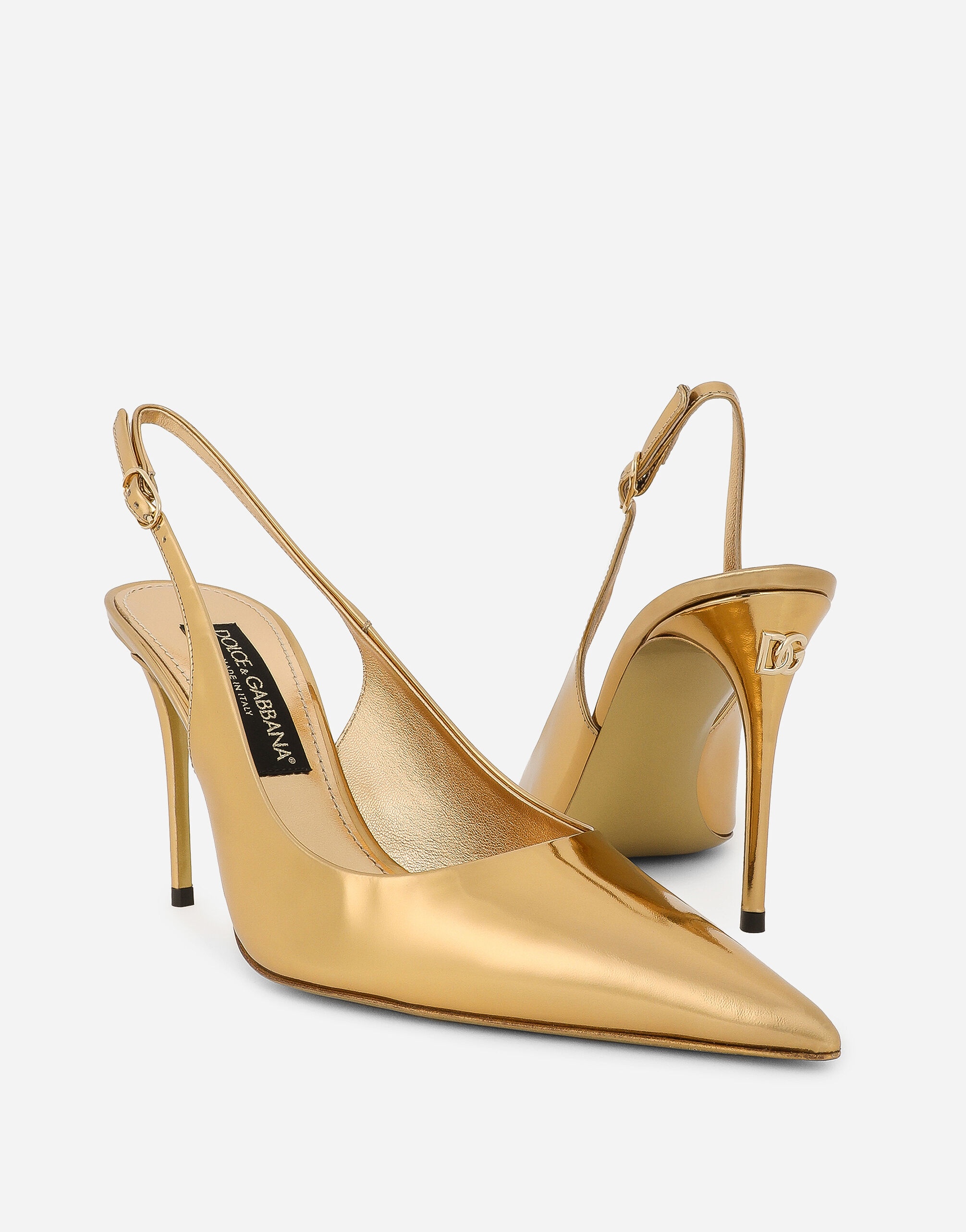 Calfskin slingbacks - 5