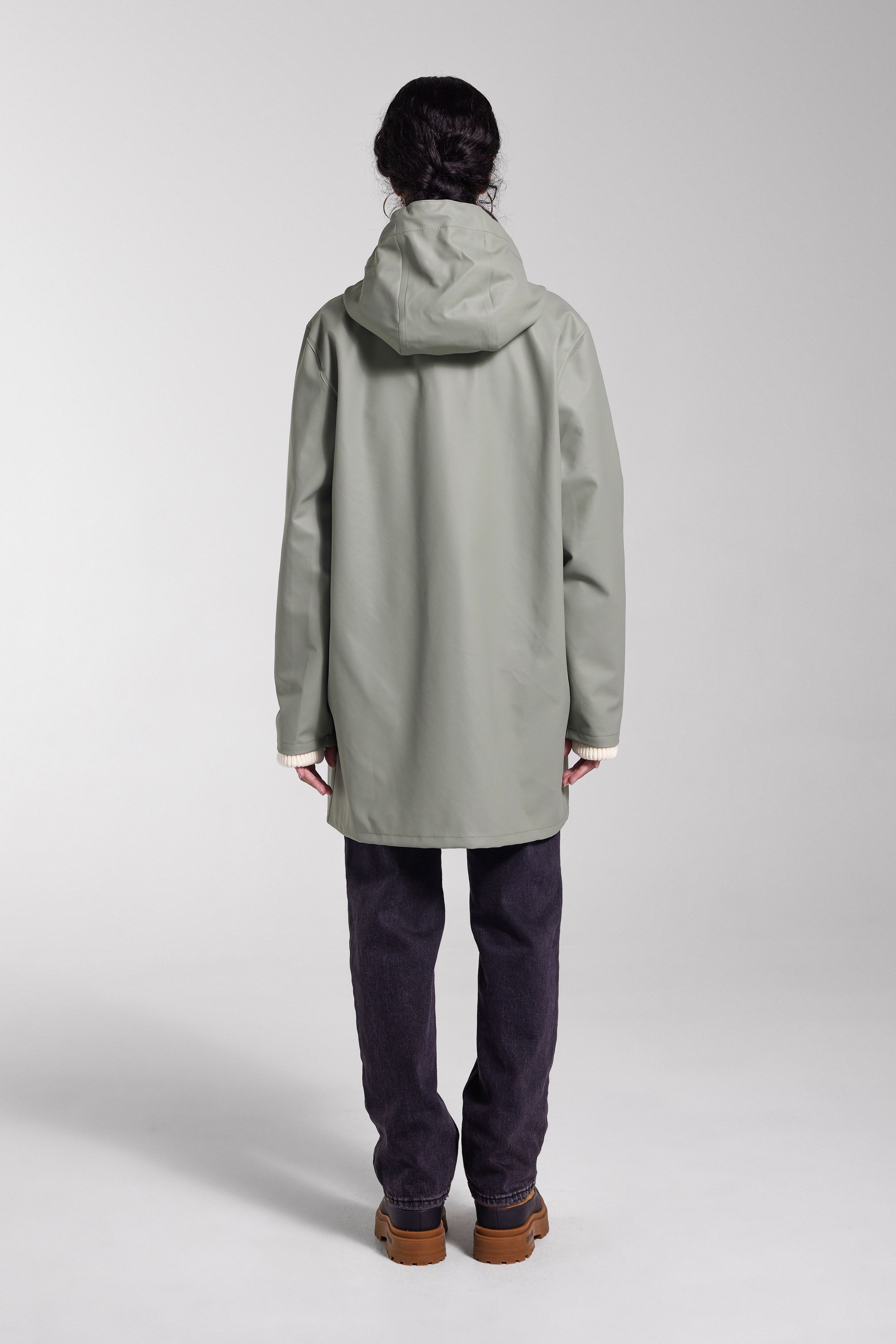 Stockholm Lightweight Raincoat Khaki Green - 5