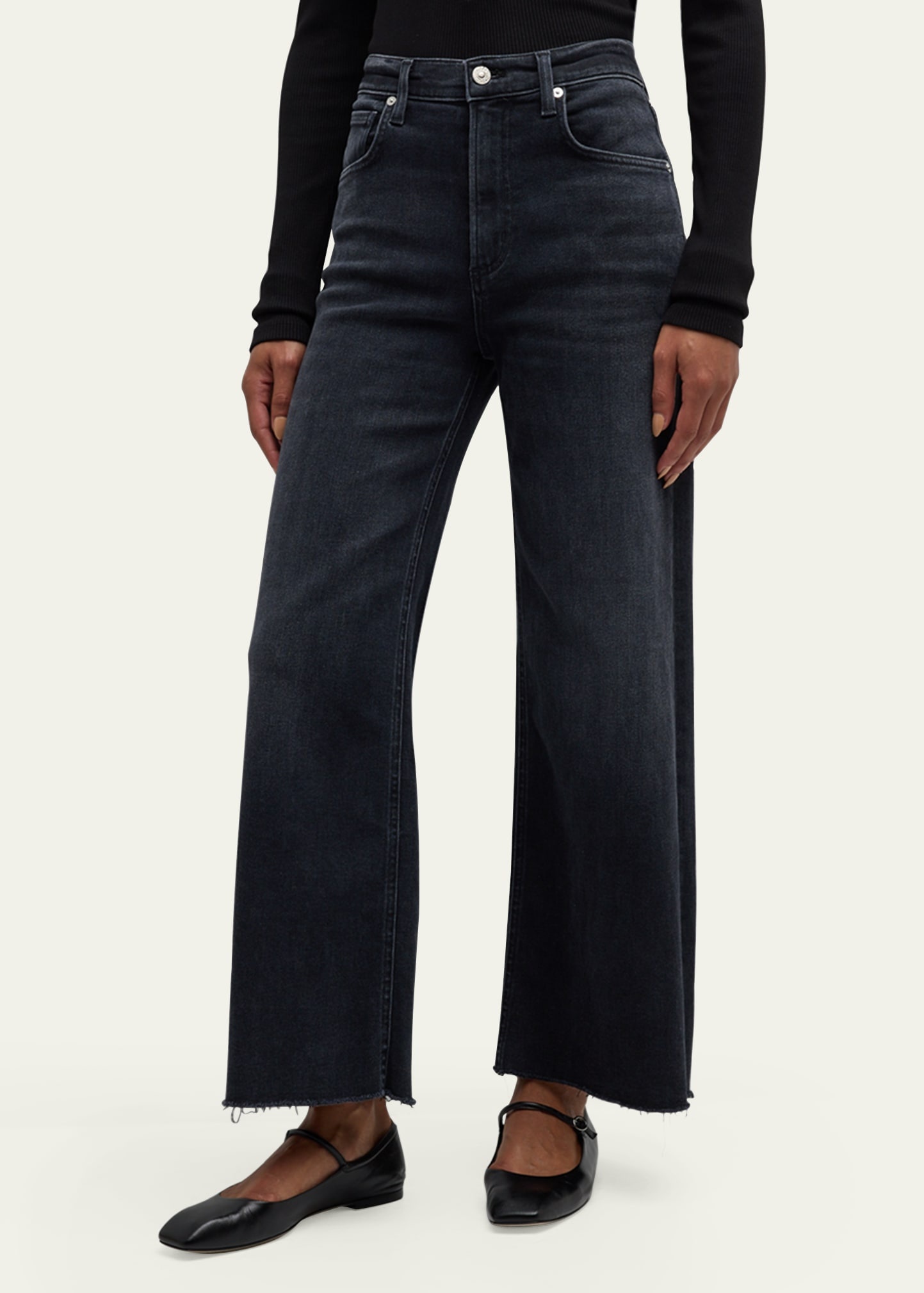 Lyra Wide-Leg Cropped Jeans - 4