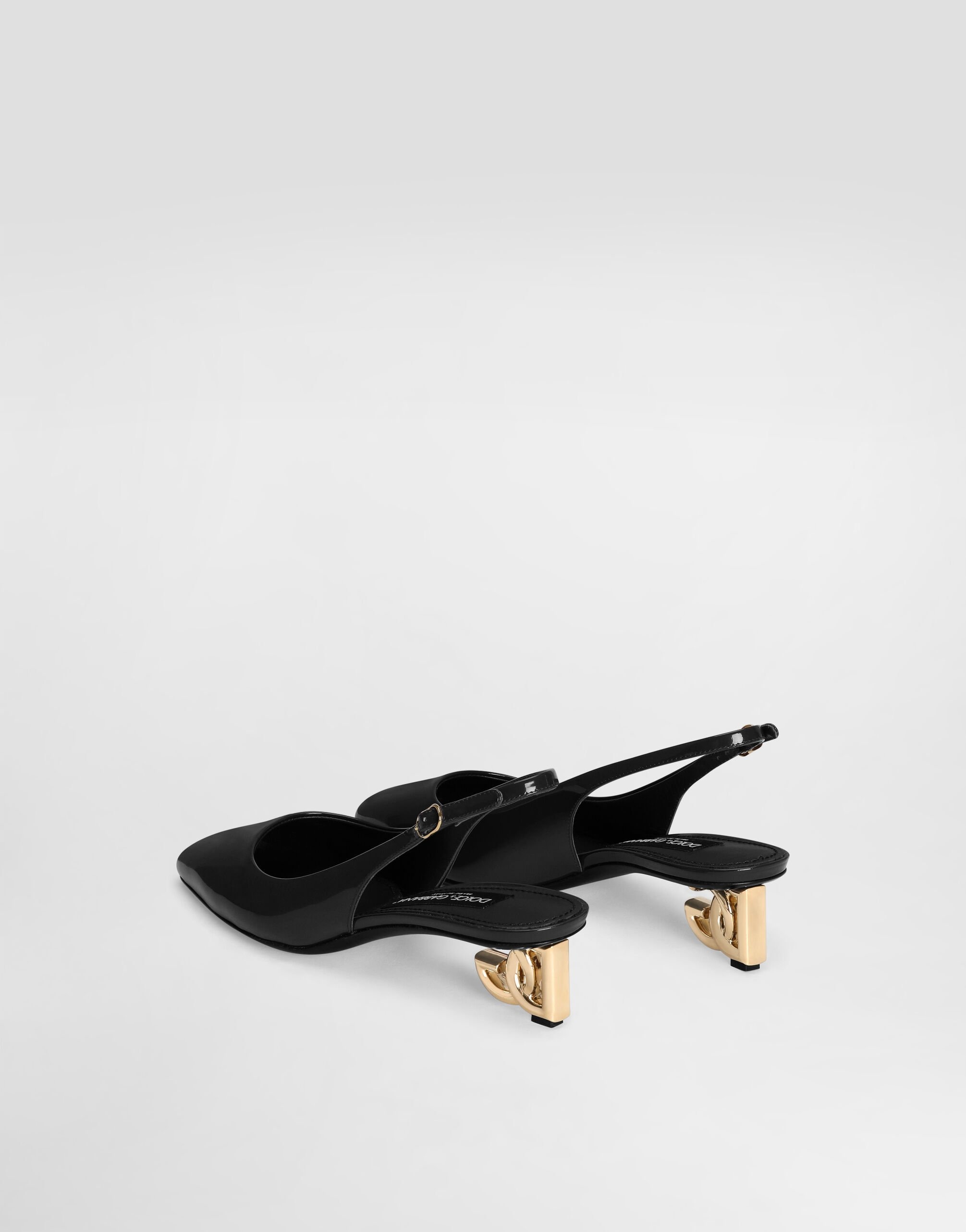 Patent leather slingbacks - 3