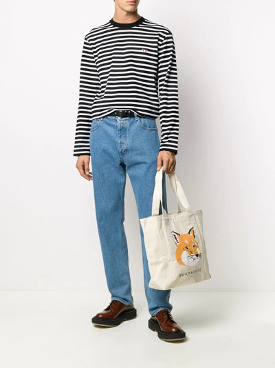 Maison Kitsuné striped long-sleeve T-shirt outlook