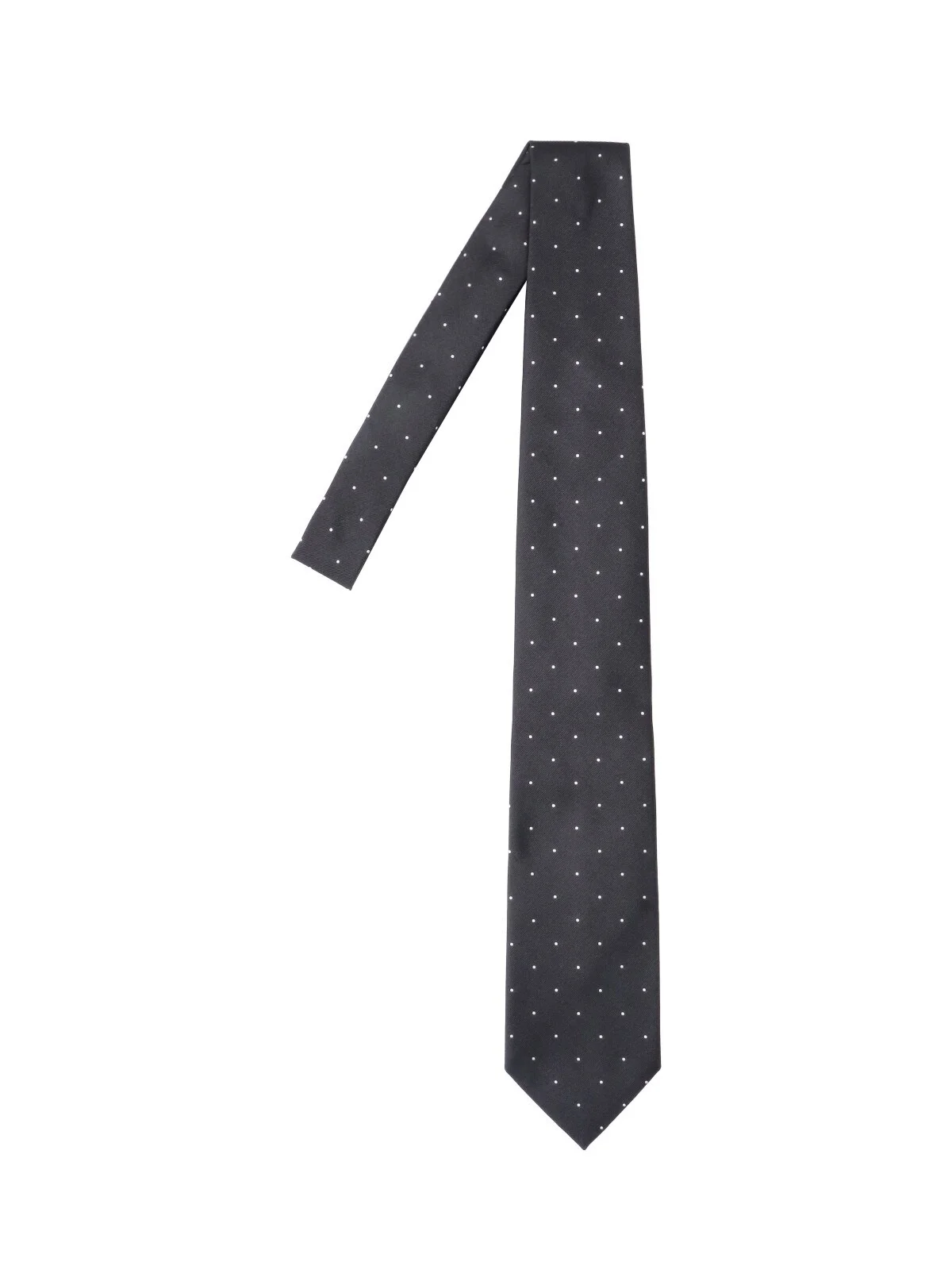 POLKA DOT SILK TIE - 1
