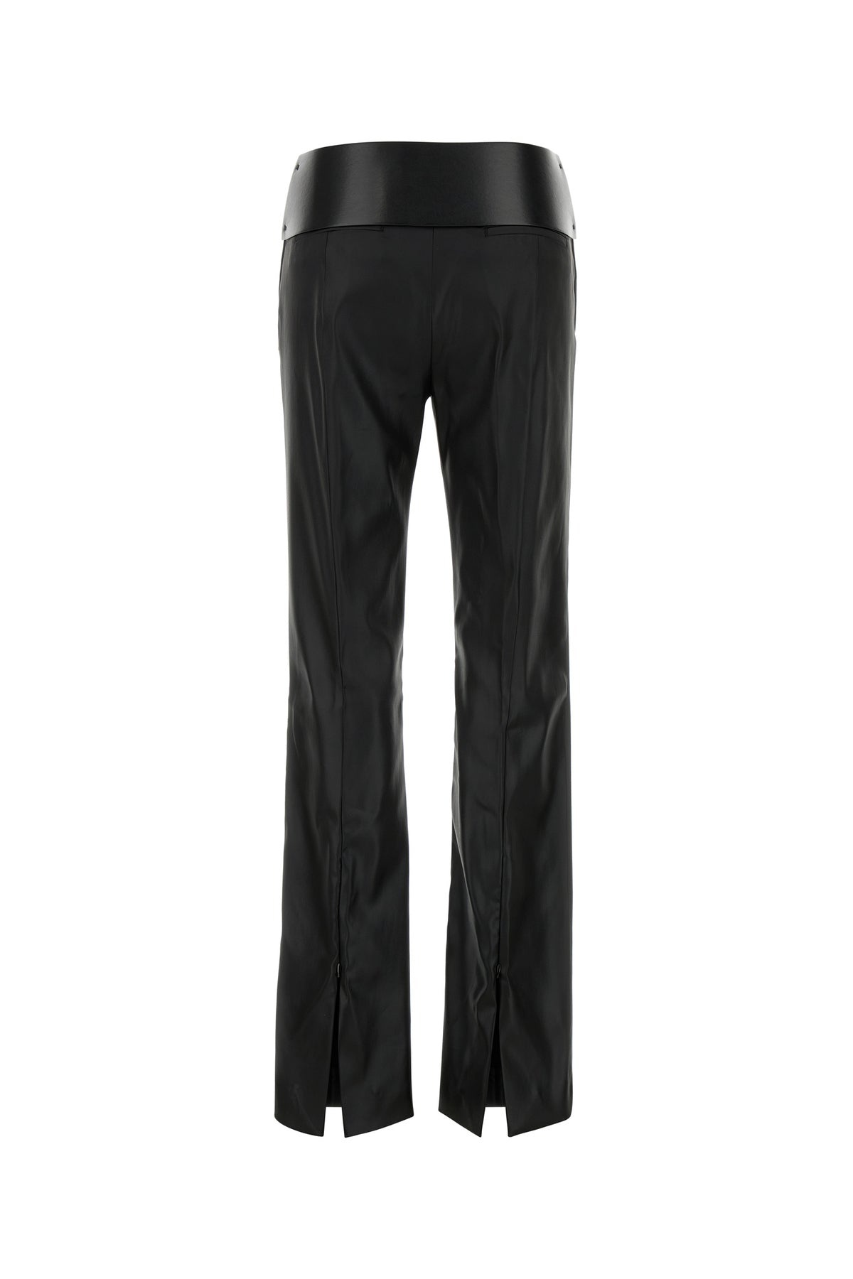 Black stretch satin Adepto1234 pant - 2