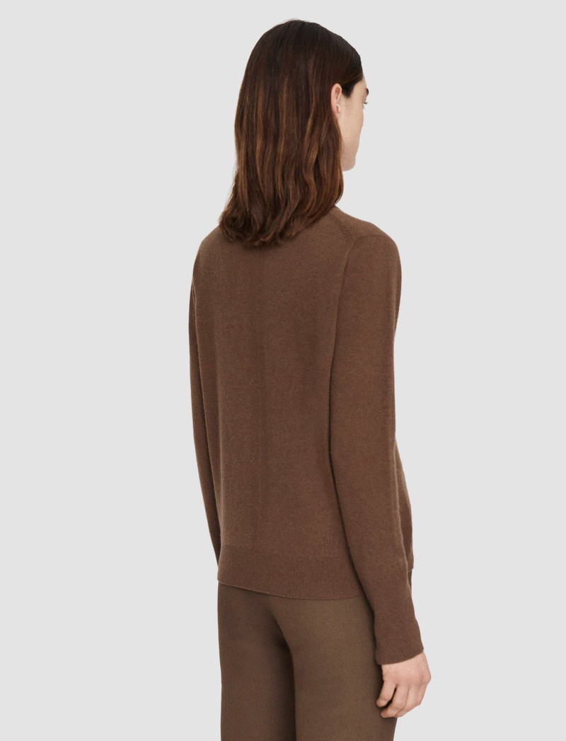 Light Pure Cashmere V Neck Jumper 4