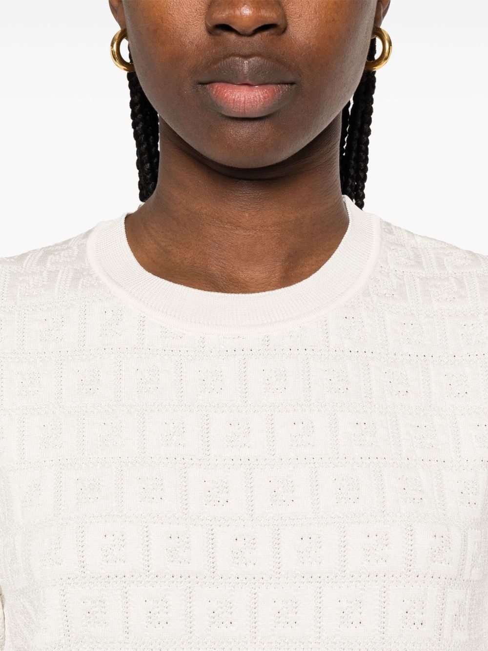 FF-jacquard T-shirt - 5