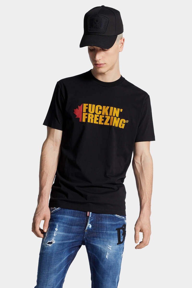 COOL FIT SLOGAN T-SHIRT - 3