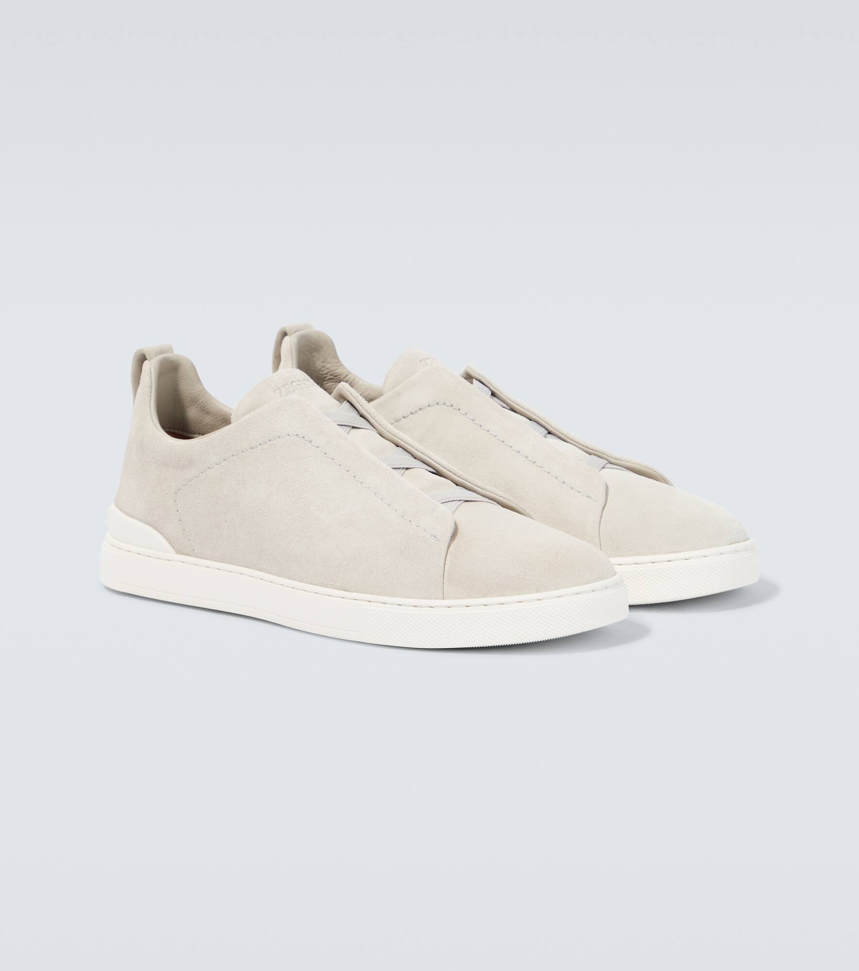 Triple Stitch suede sneakers - 5